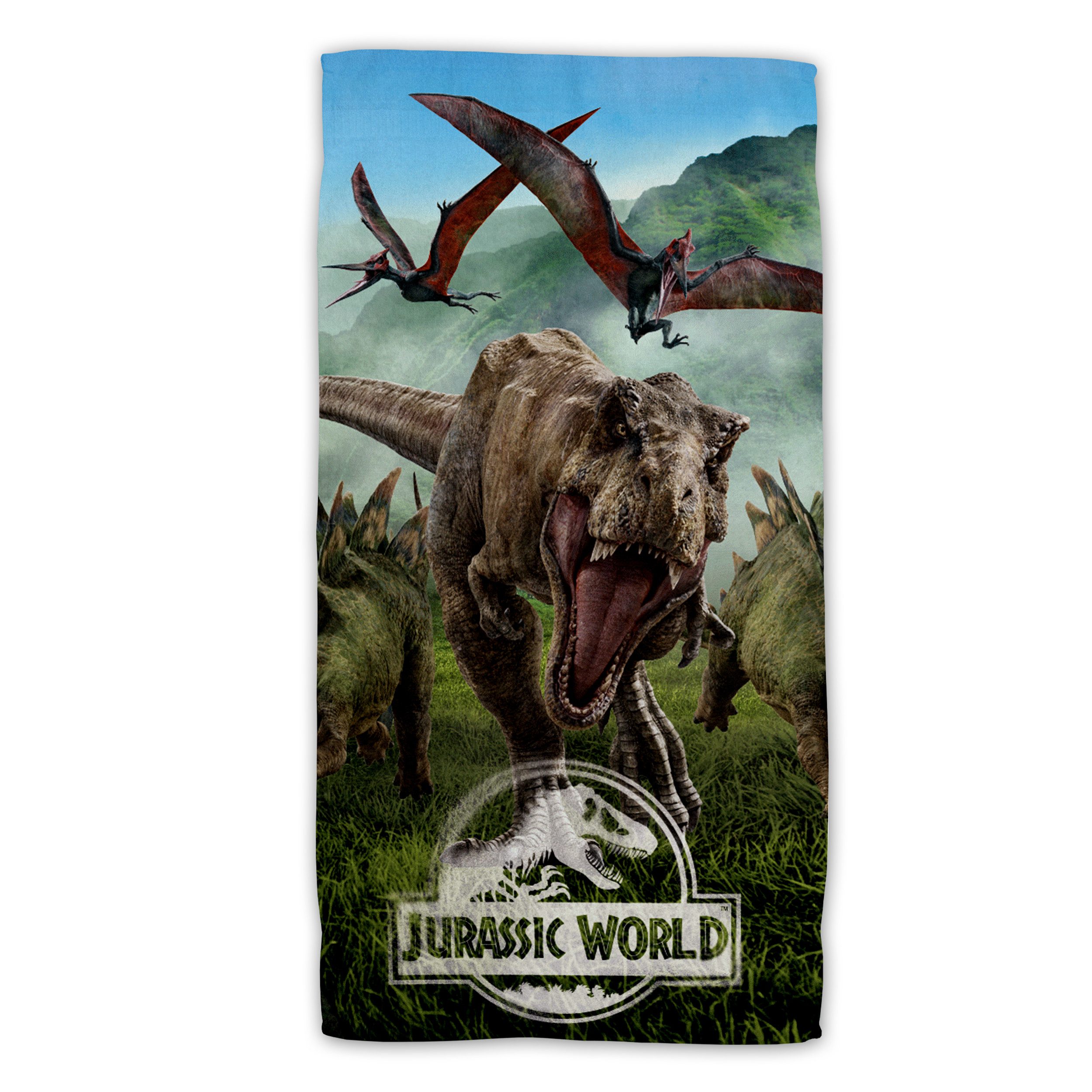 Jurassic World Strandtuch Baumwolle Strandtuch Frottee