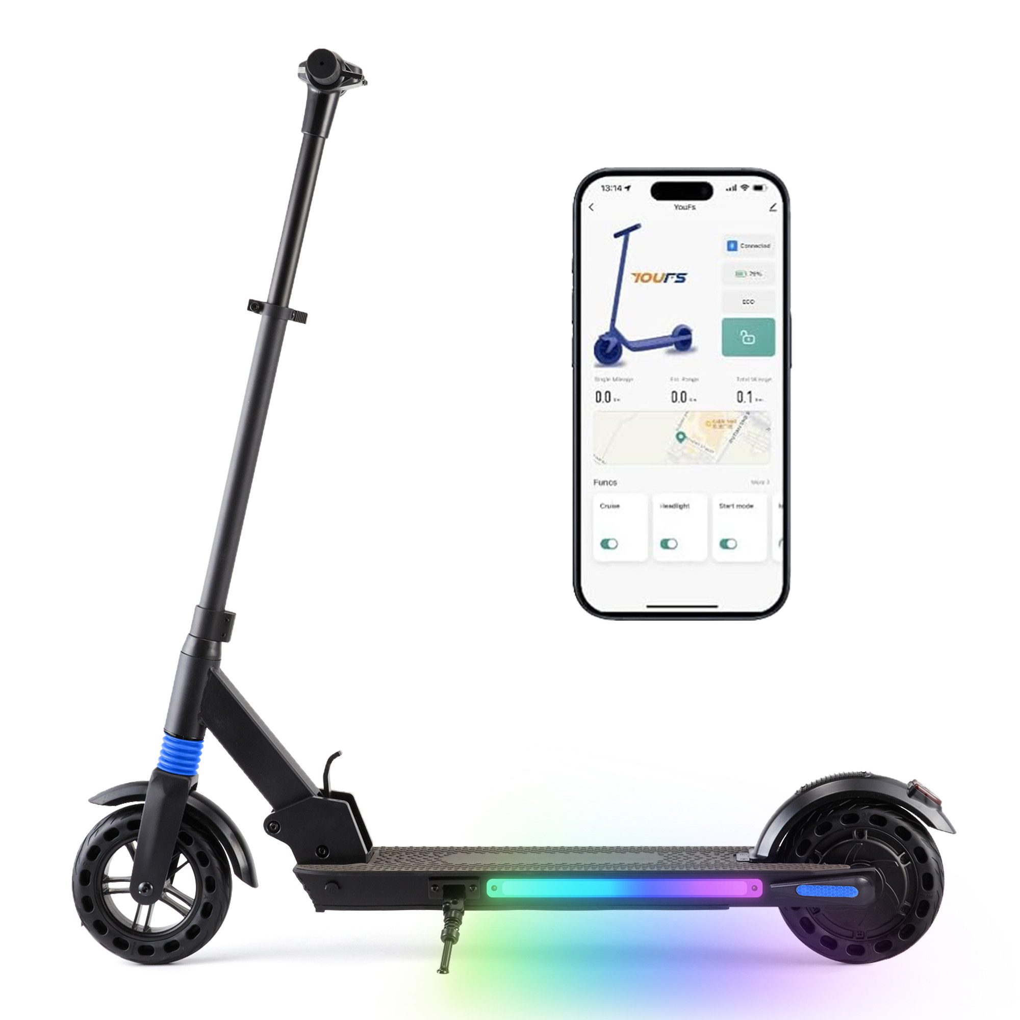 Fanttik Elektro-Kinderroller F8 E-Scooter für Kinder