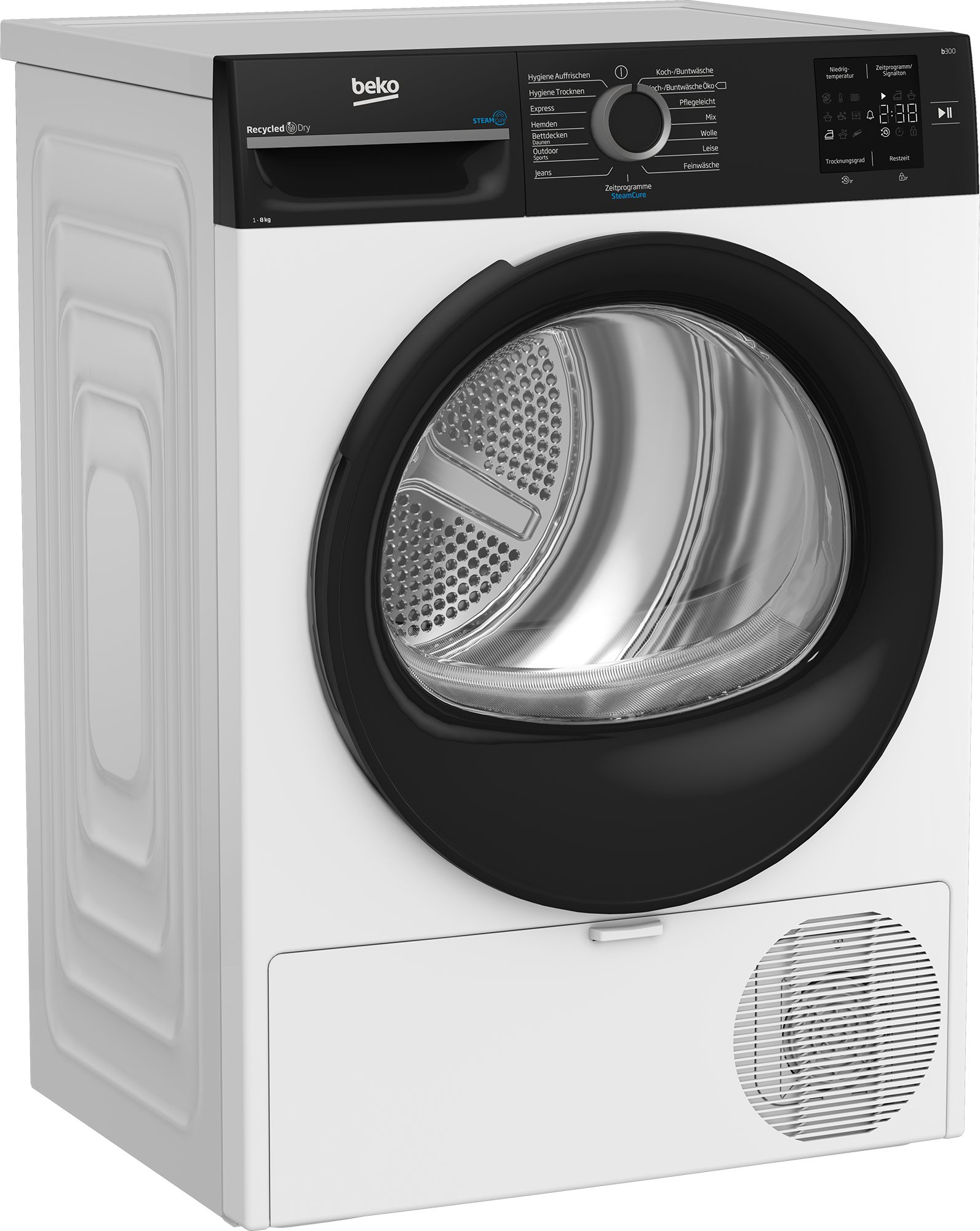 BEKO Kondenstrockner BM3T38240W, 8 kg, mit
