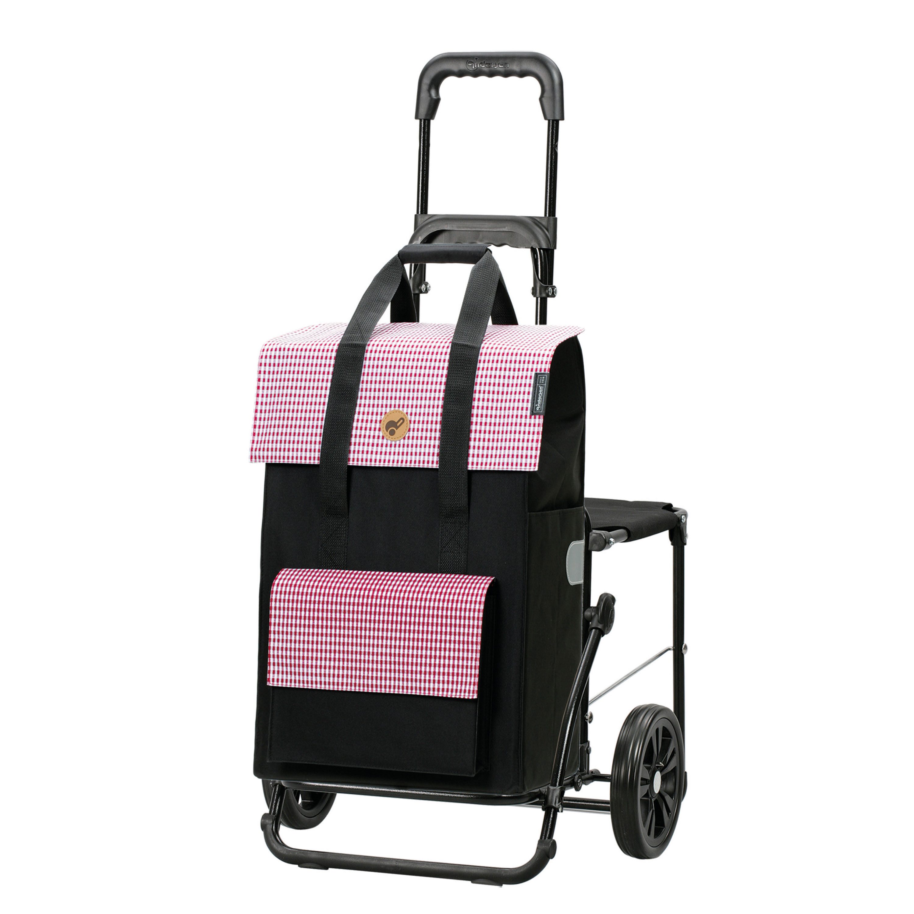 Andersen Einkaufstrolley Komfort Shopper Milla rot,