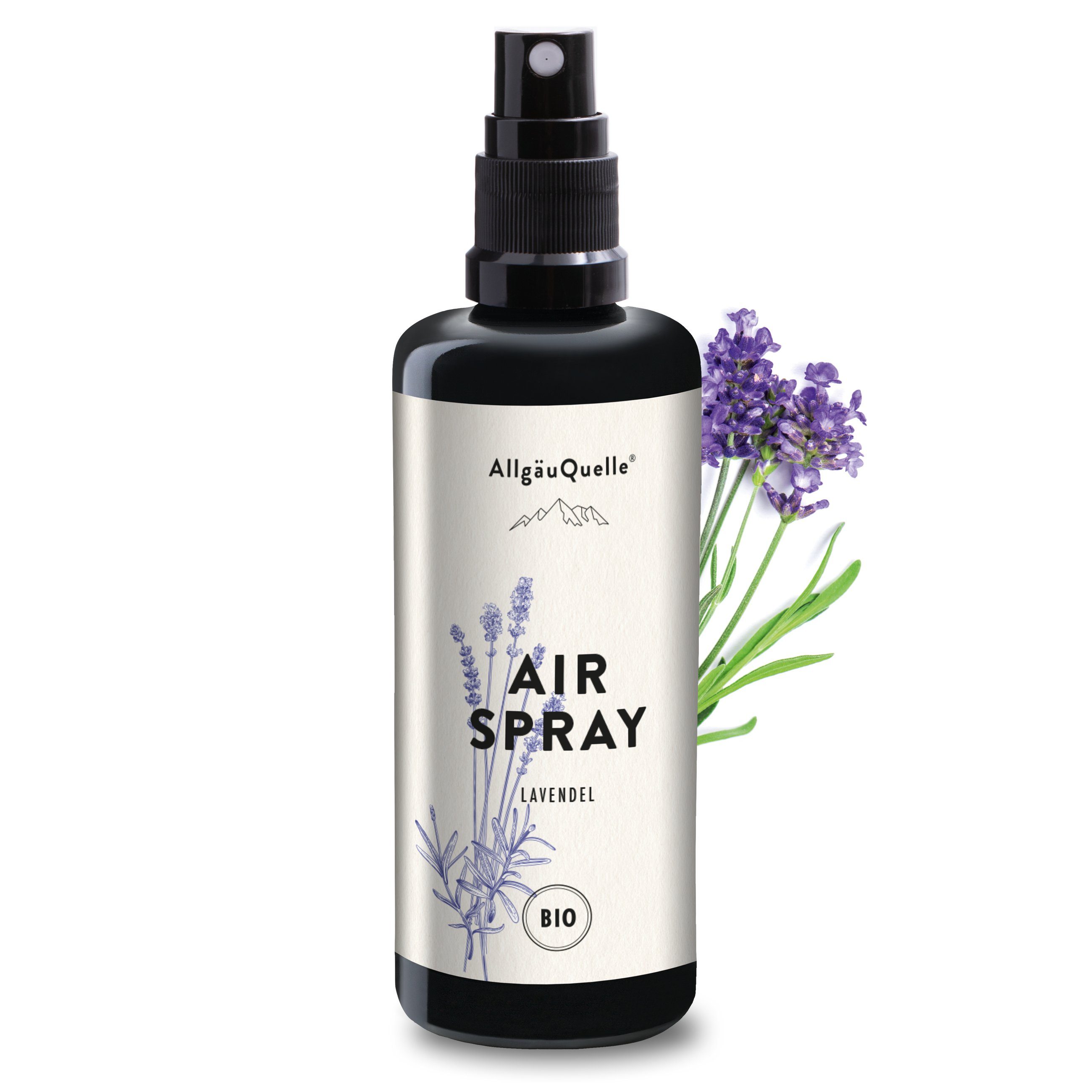 Allgäuquelle Raumduft Bio AirSpray Lavendel Raumduft