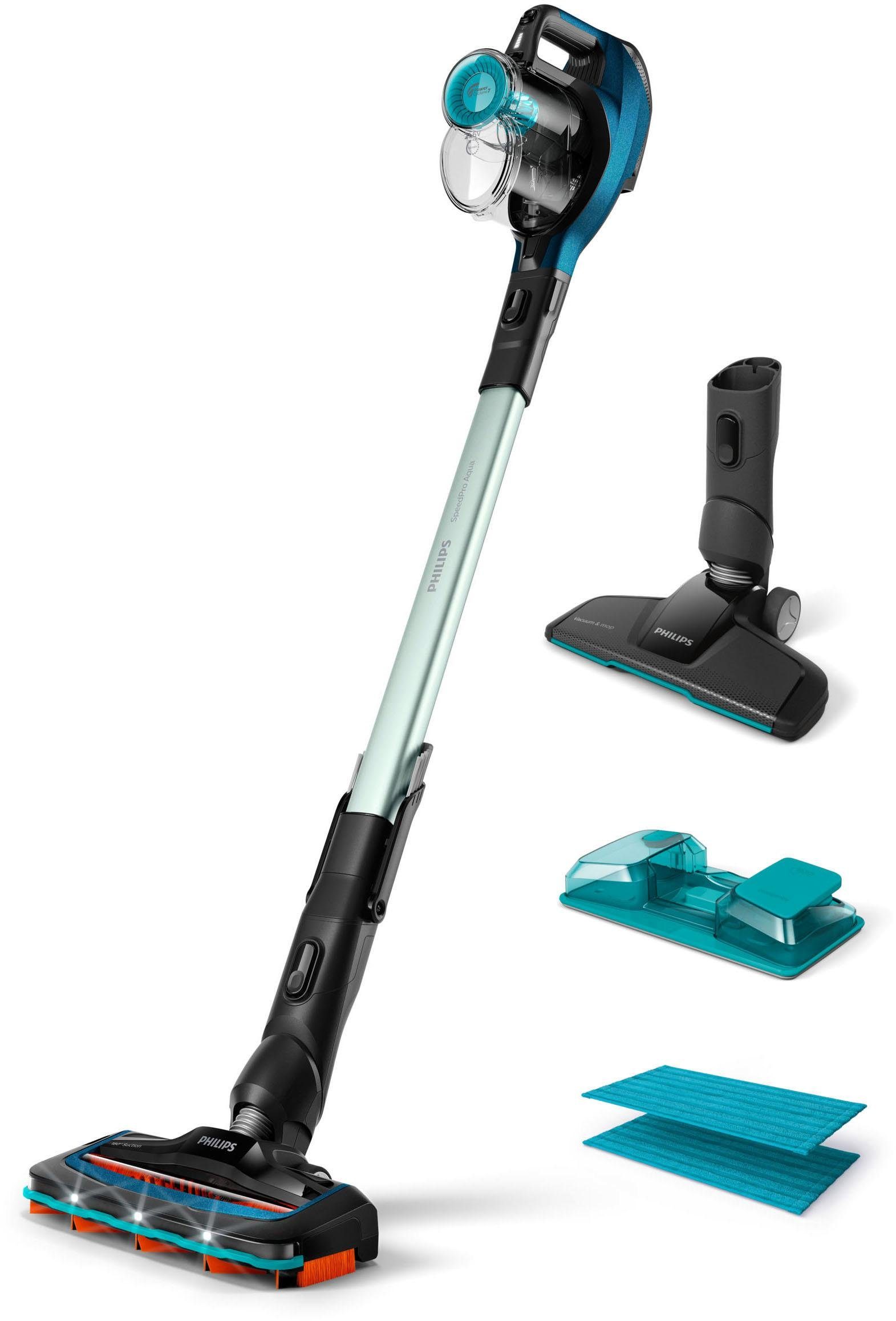 Philips Nass-Trocken-Akkusauger FC6728/01 SpeedPro Aqua, beutellos,