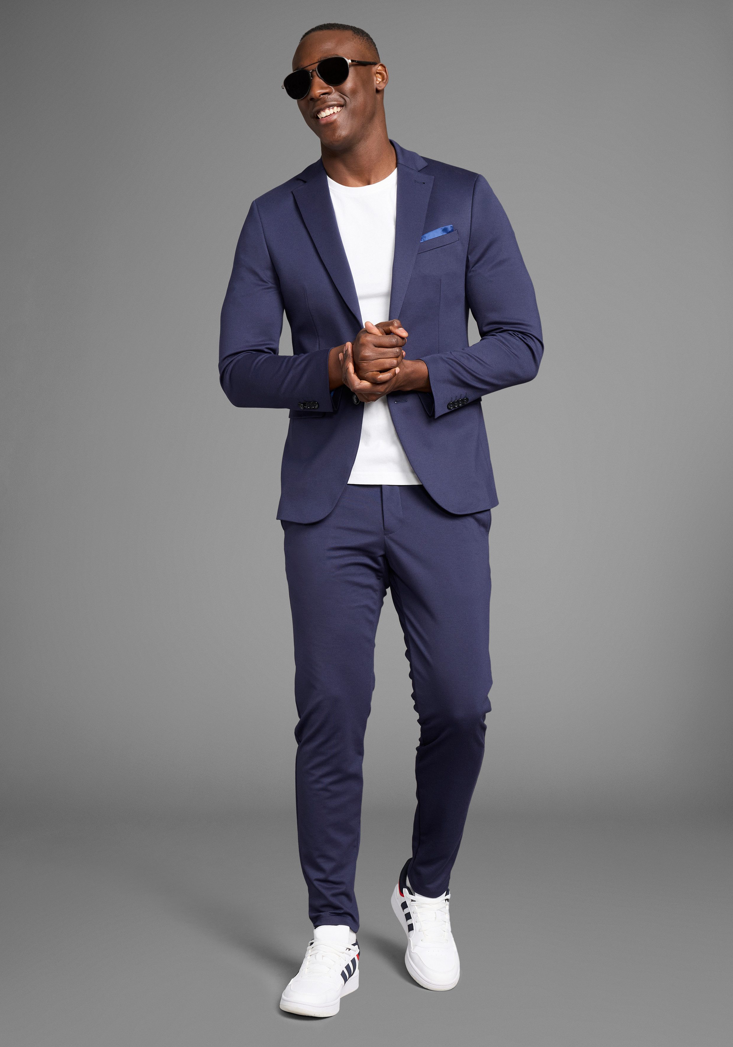 Bruno Banani Anzug Jersey (Sakko &