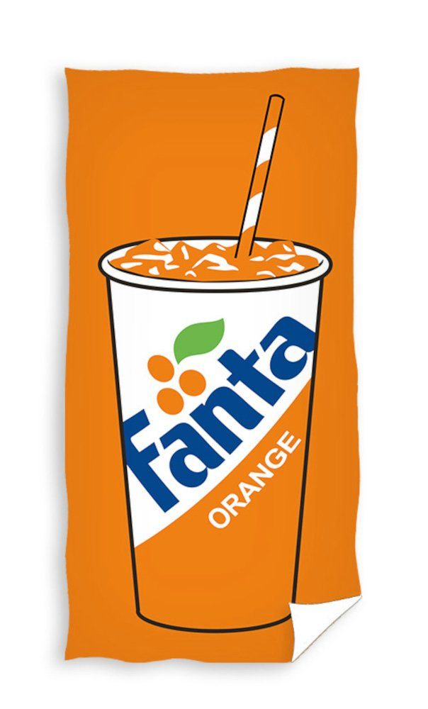 COCA COLA Strandtuch Fanta Badetuch Handtuch