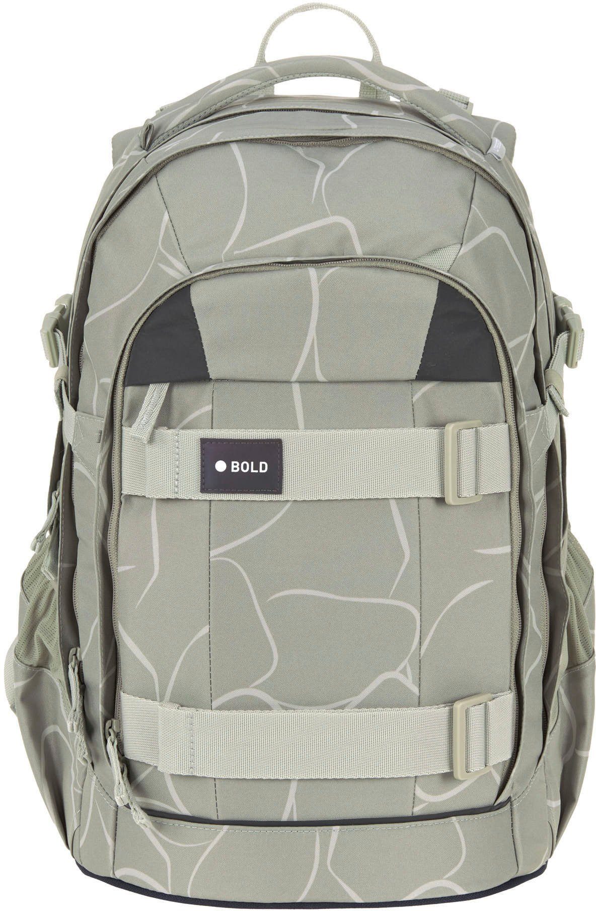 LÄSSIG Schulrucksack Origin Bold, curve sage,