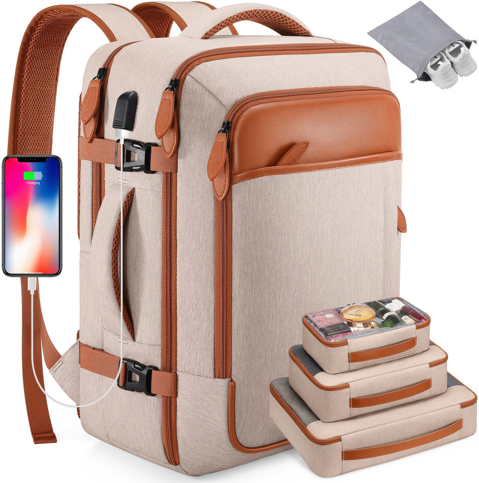 HAUSS SPOLE Reisetasche 4-teiliges Schultasche Handgepäck