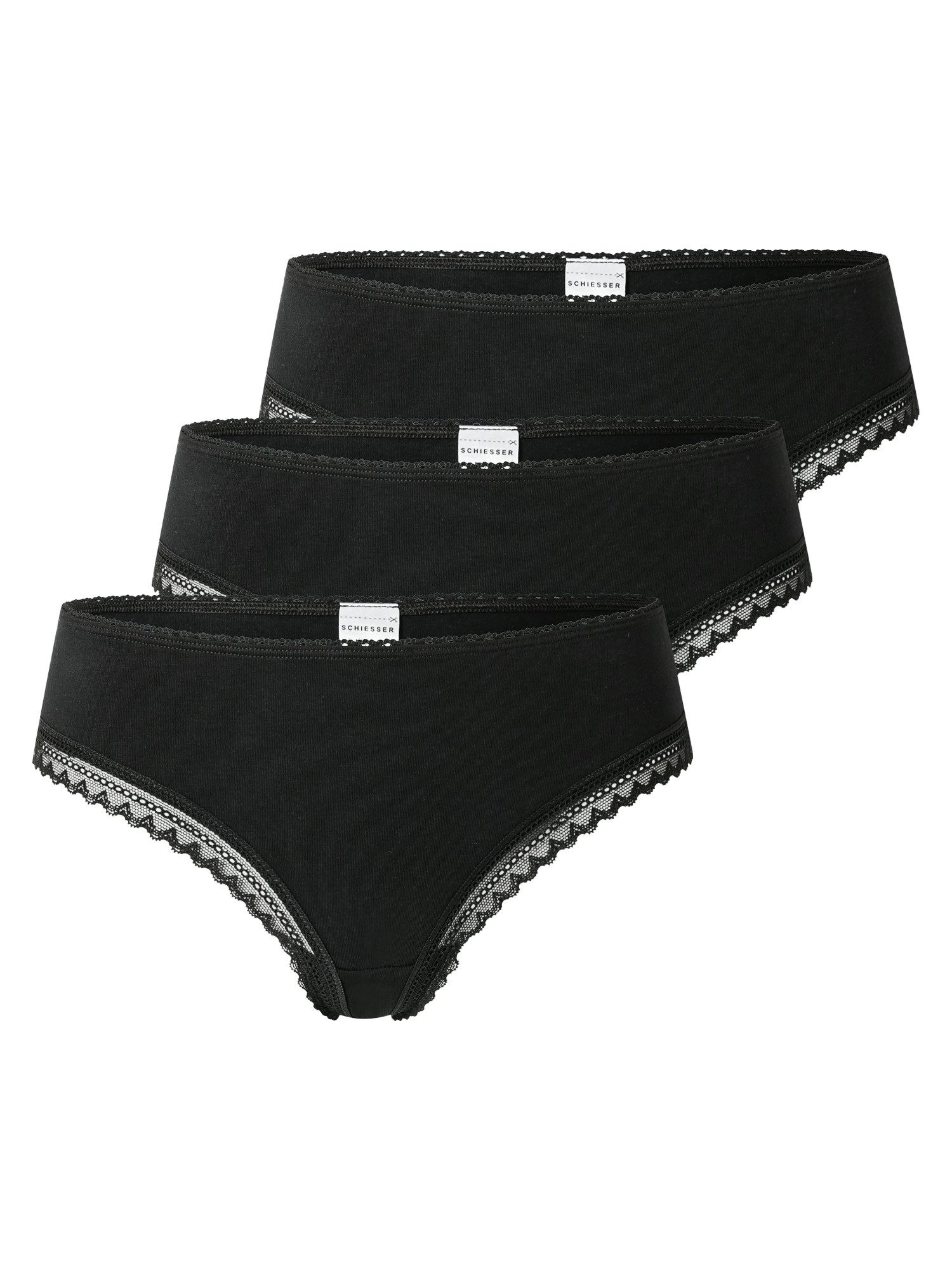 Schiesser Tanga Cheeky String (3-St) unterhose