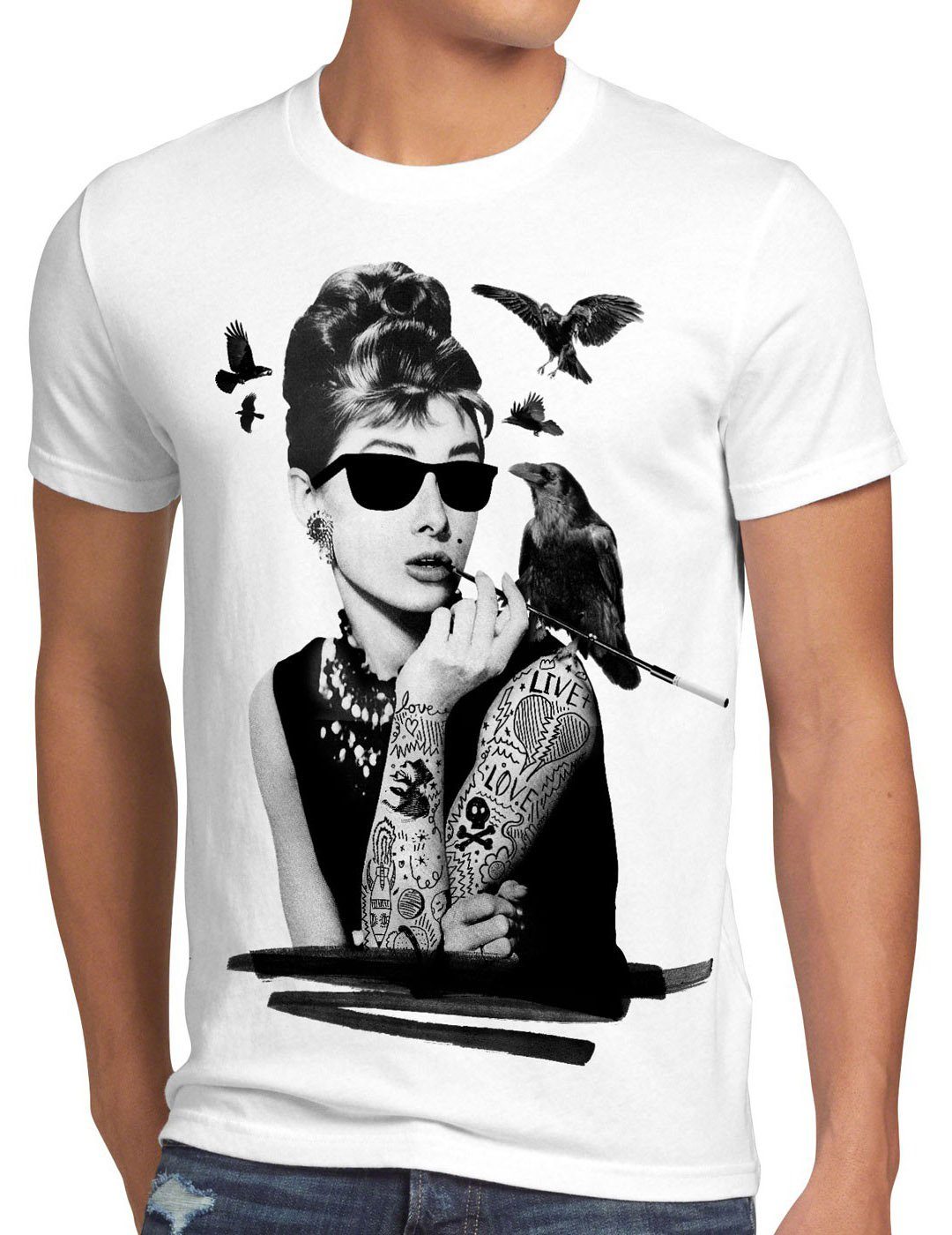 style3 T-Shirt Audrey Tattoo hepburn tatoo