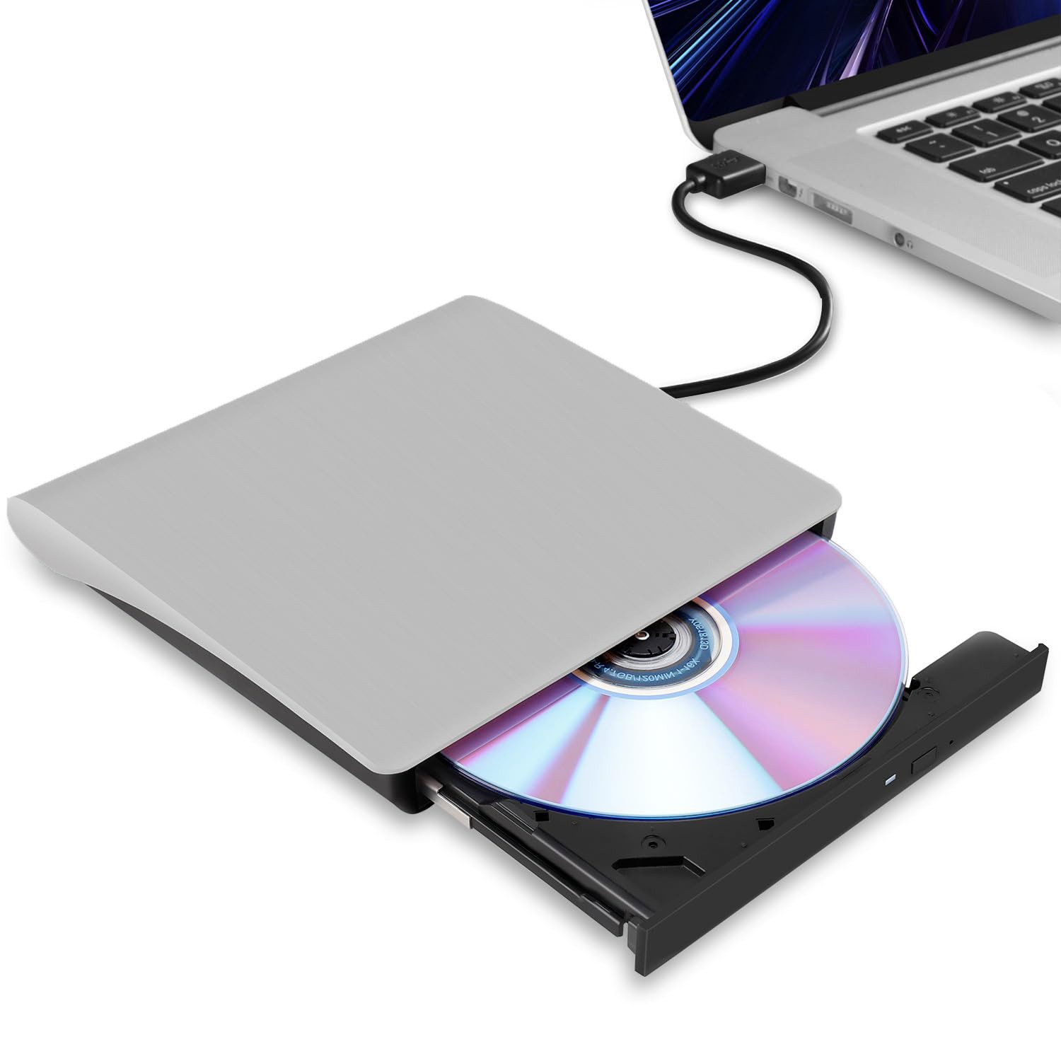 ZEUOPQ CD DVD Laufwerk,DVD/CD Brenner mit