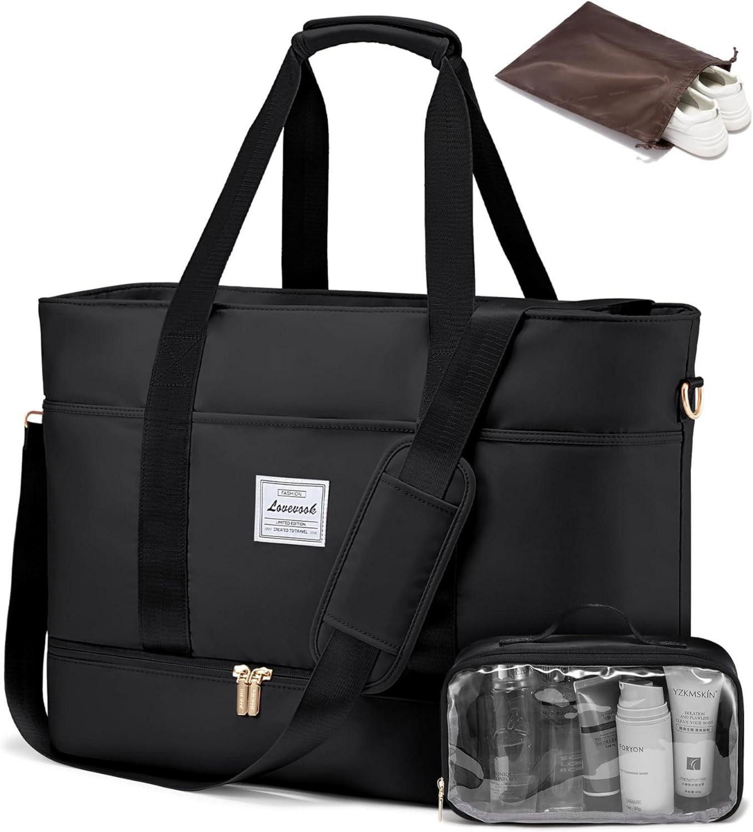 LuxusKollektion Reisetasche Reisetasche Damen Weekender mit