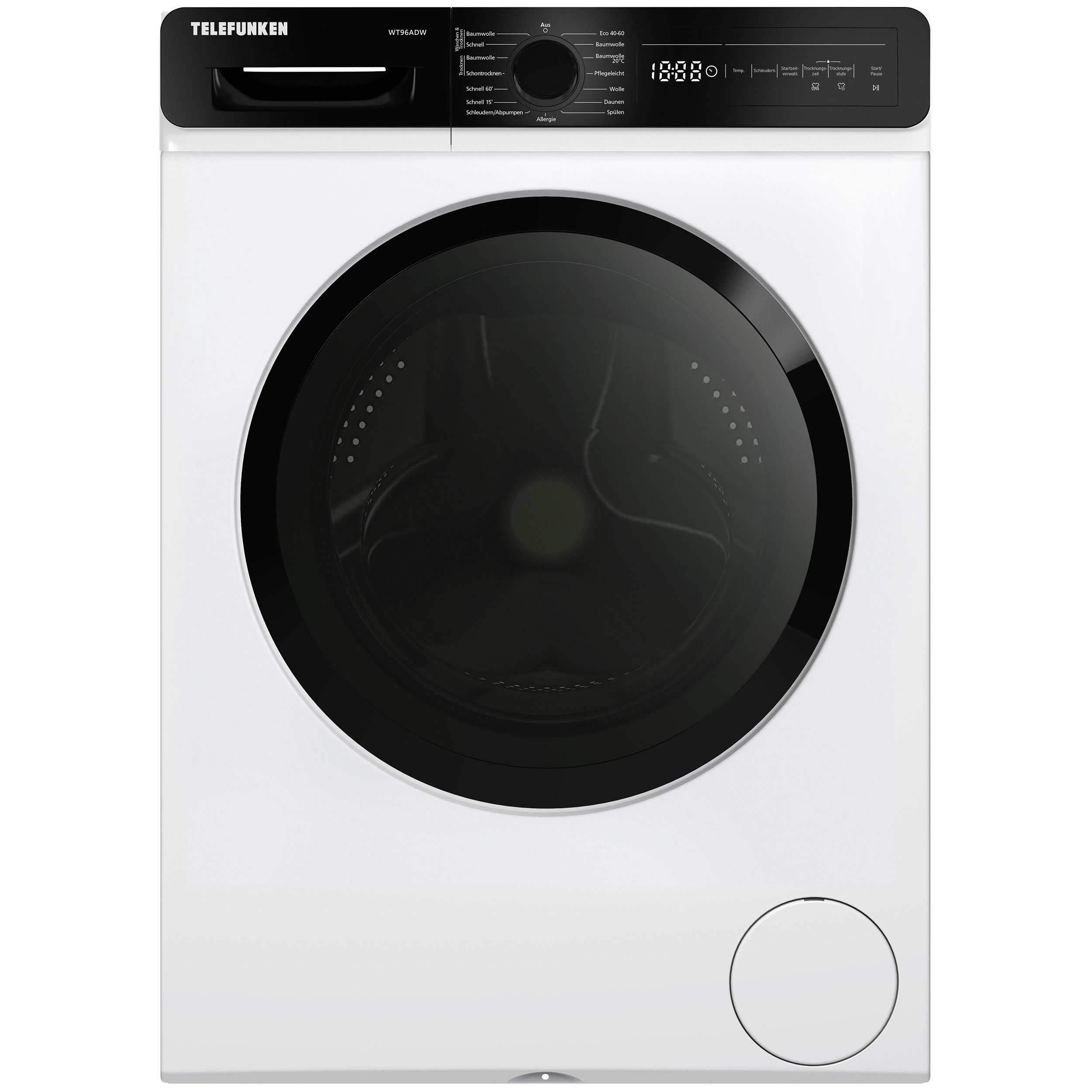 Telefunken Waschtrockner WT96ADW, 9 kg, 6