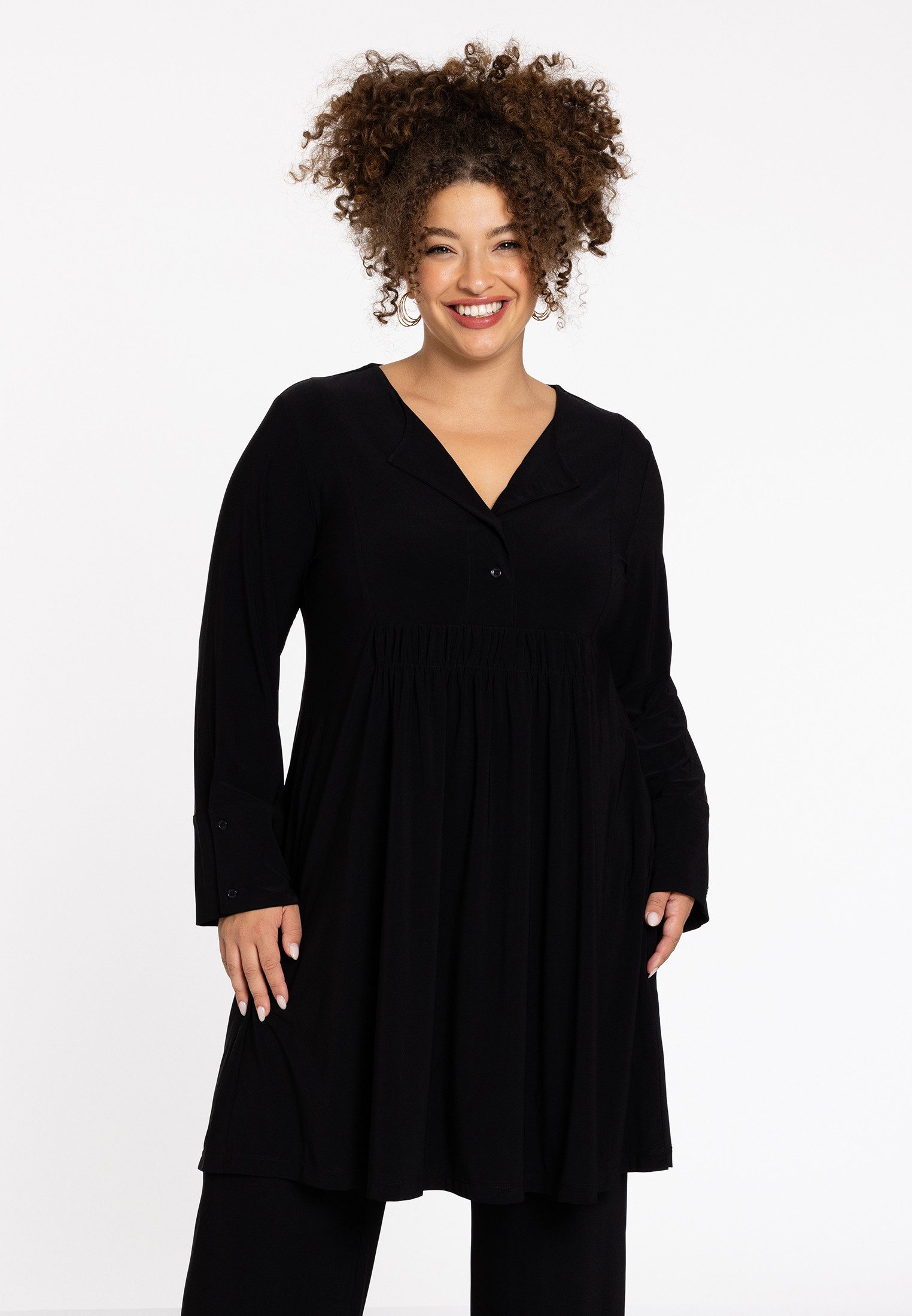 YOEK A-Linien-Kleid Damen Kleid Große Größen