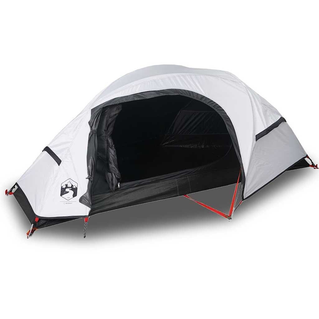 vidaXL Kuppelzelt Kuppel-Campingzelt 1 Person Weiß