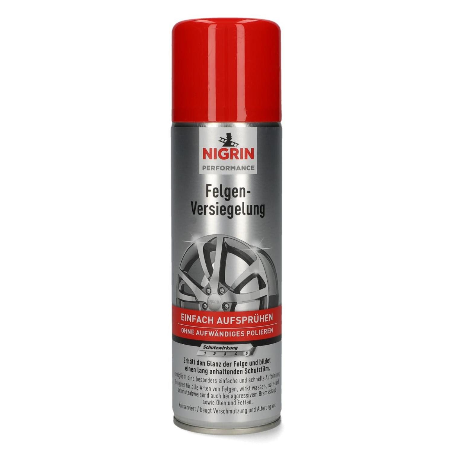 NIGRIN Felgen-Versiegelung Aerosol Spray-Dose 300ml Felgenreiniger
