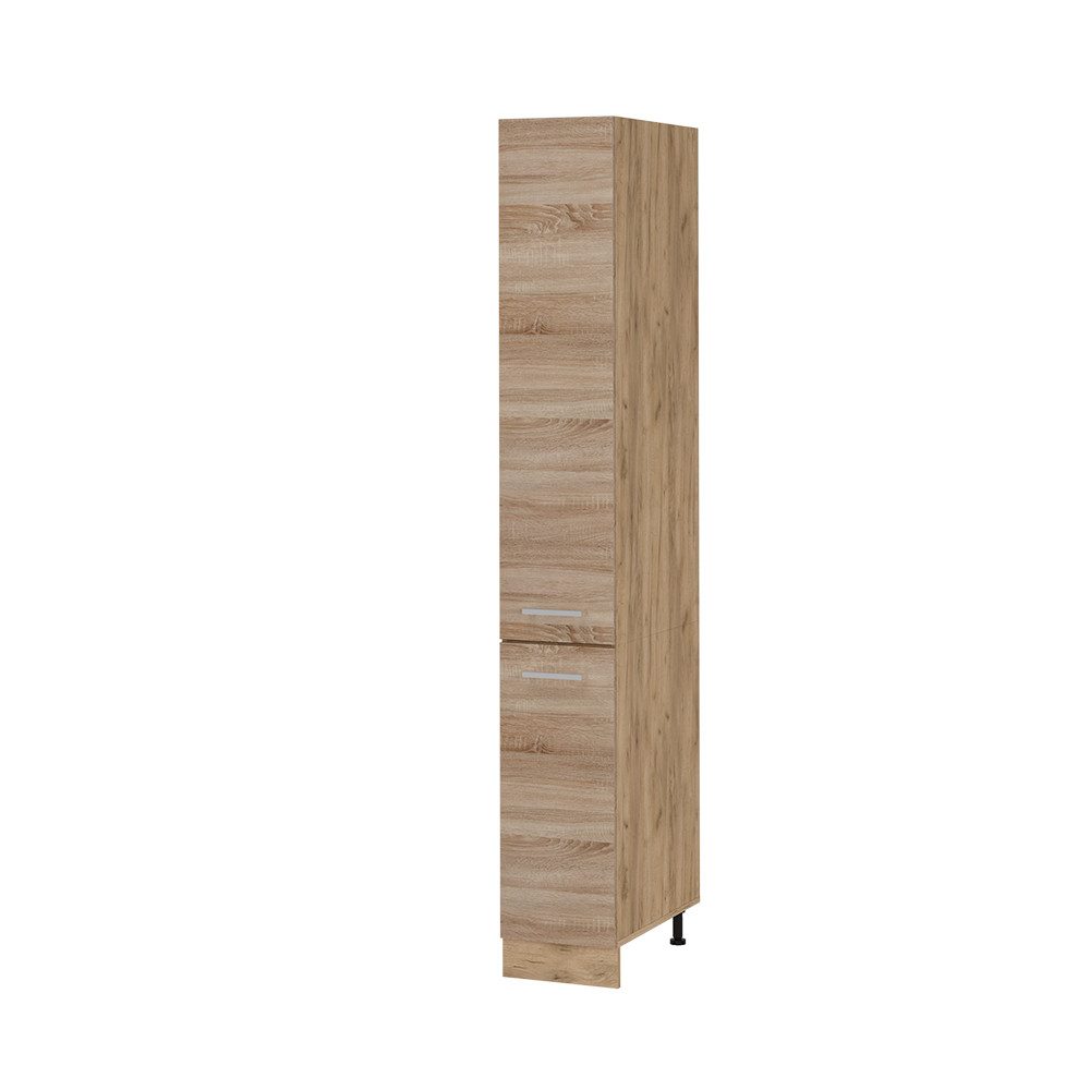 Vicco Hochschrank R-Line, Sonoma/Goldkraft Eiche, 30