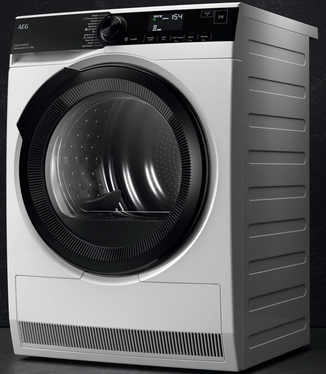 AEG Wärmepumpentrockner TR8775780, ProSense® Mengenautomatik