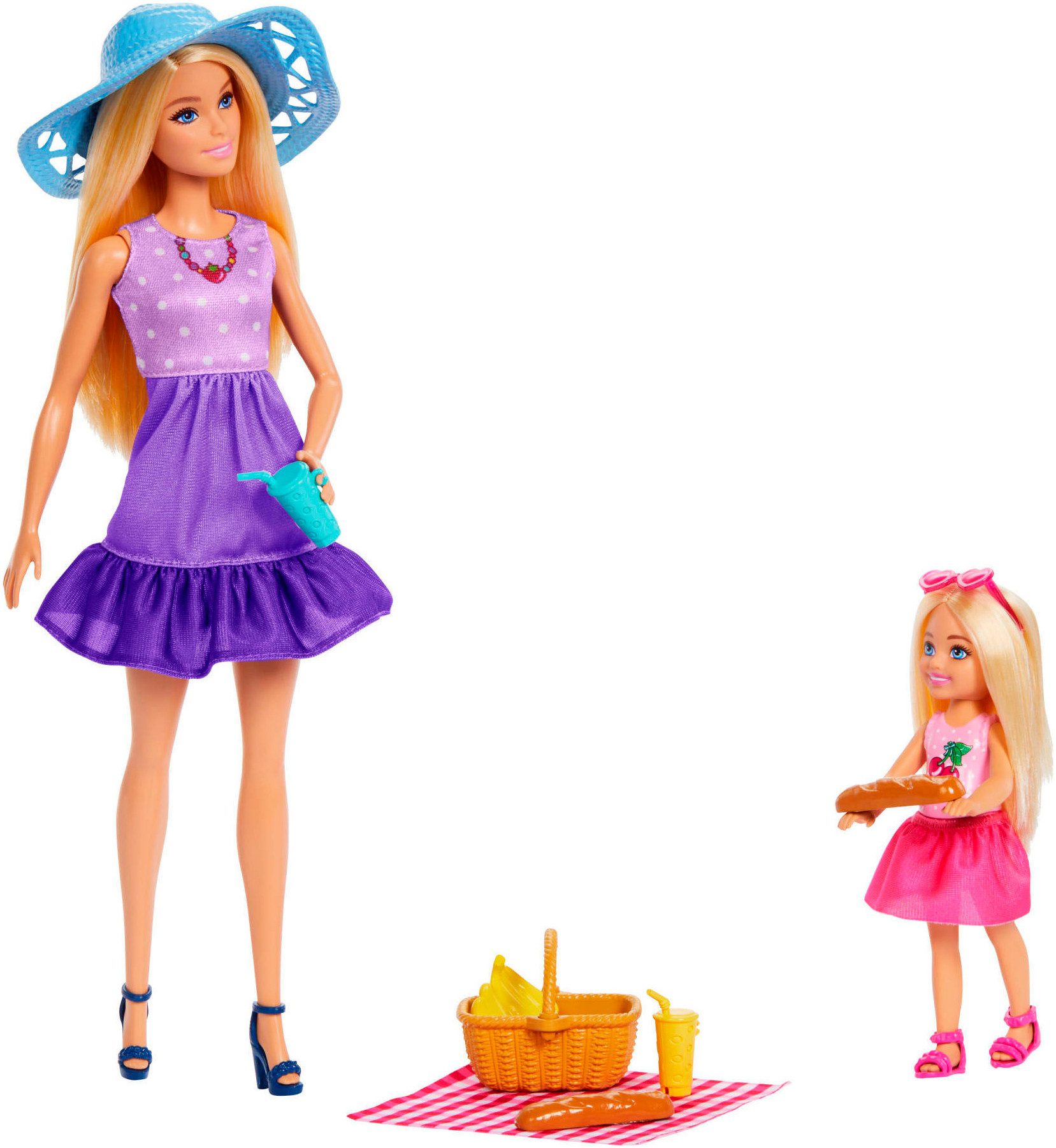 Barbie Anziehpuppe Barbie Malibu and Chelsea