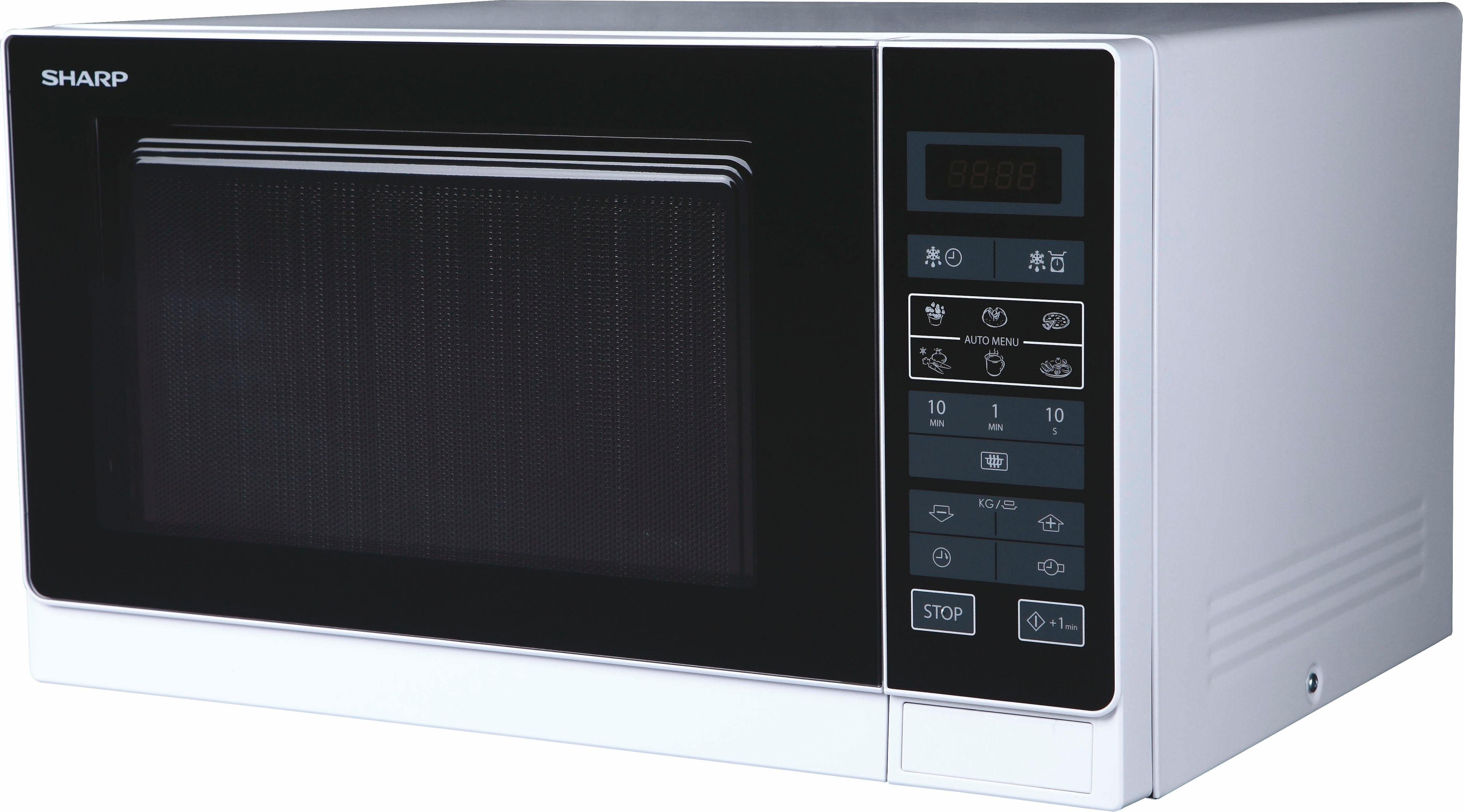 Sharp Mikrowelle R342WW, Mikrowelle, 25 l,