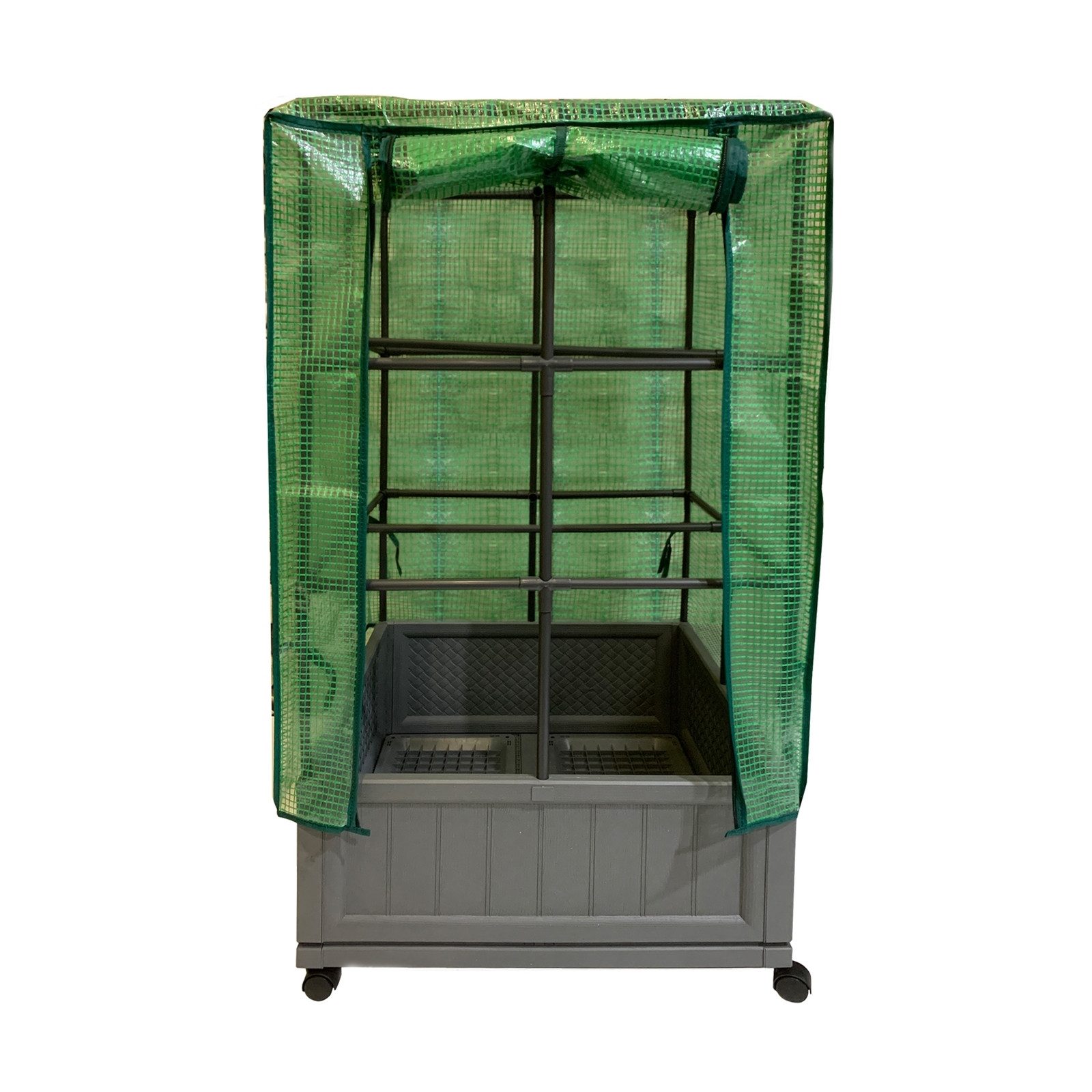HTI-Living Gewächshaus Gewächshaus 60x60x106 cm auf