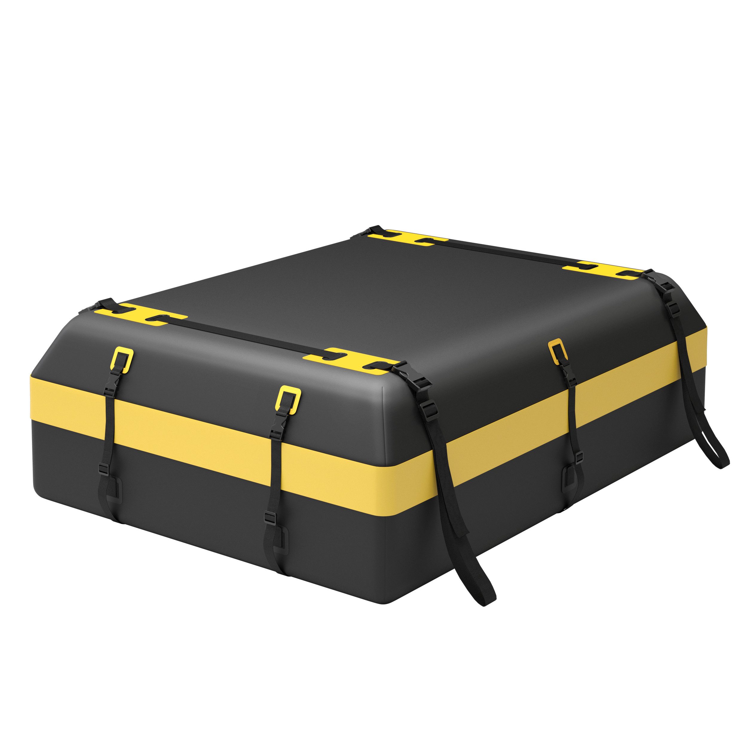 COSTWAY Dachbox Universelle, 600L faltbare Gepäckbox