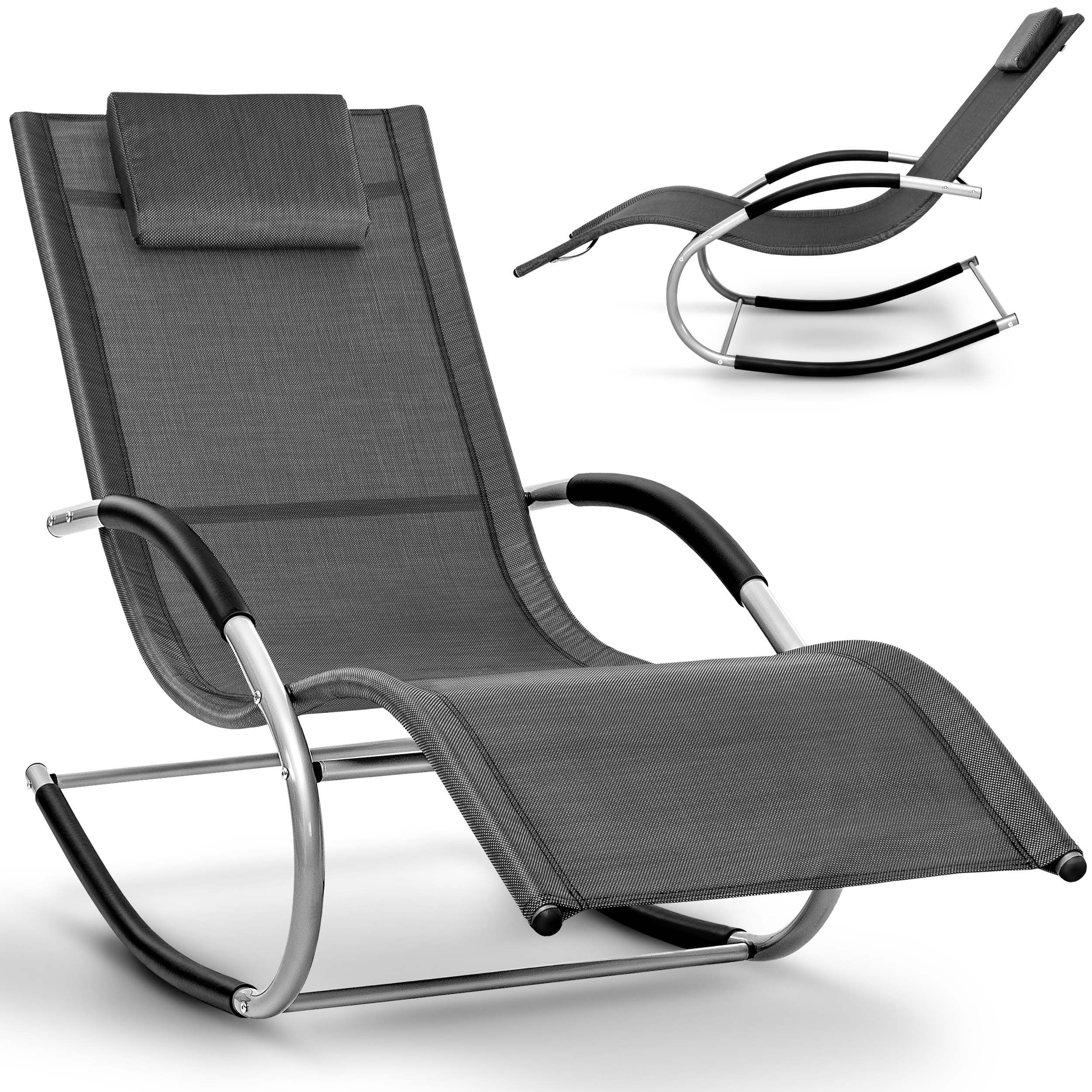 tillvex Gartenliege Relaxliege Sonnenliege Schaukelliege &