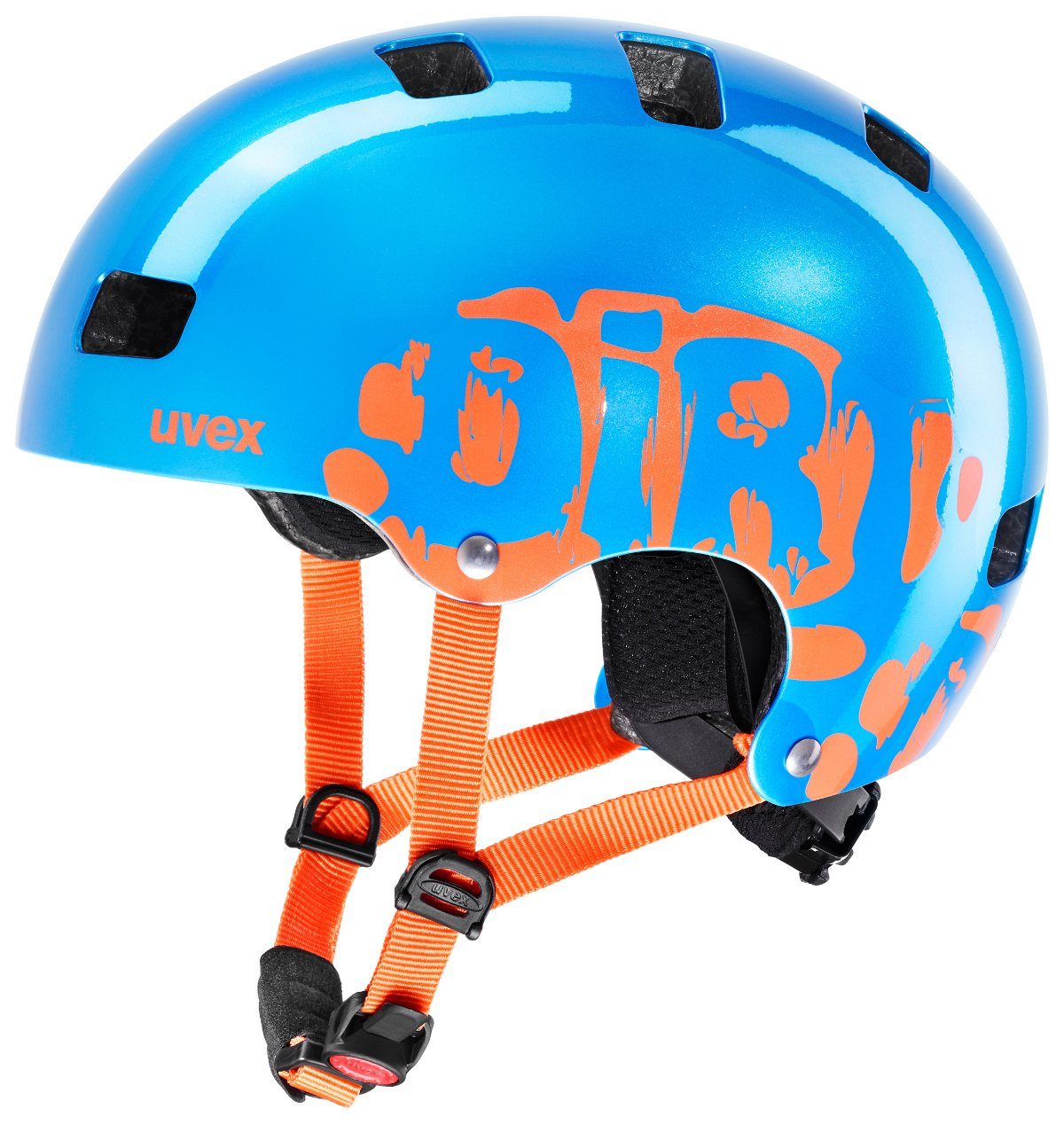 Uvex Kinderfahrradhelm Kid 3 Dirtbike blue-orange