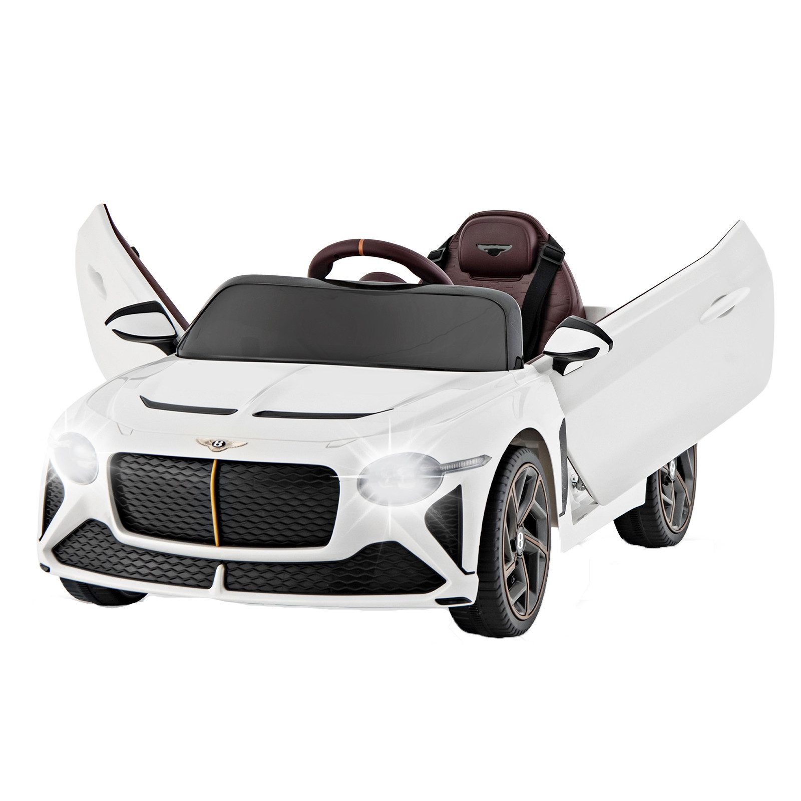 COSTWAY Elektro-Kinderauto Bentley Elektroauto, mit Fernbedienung