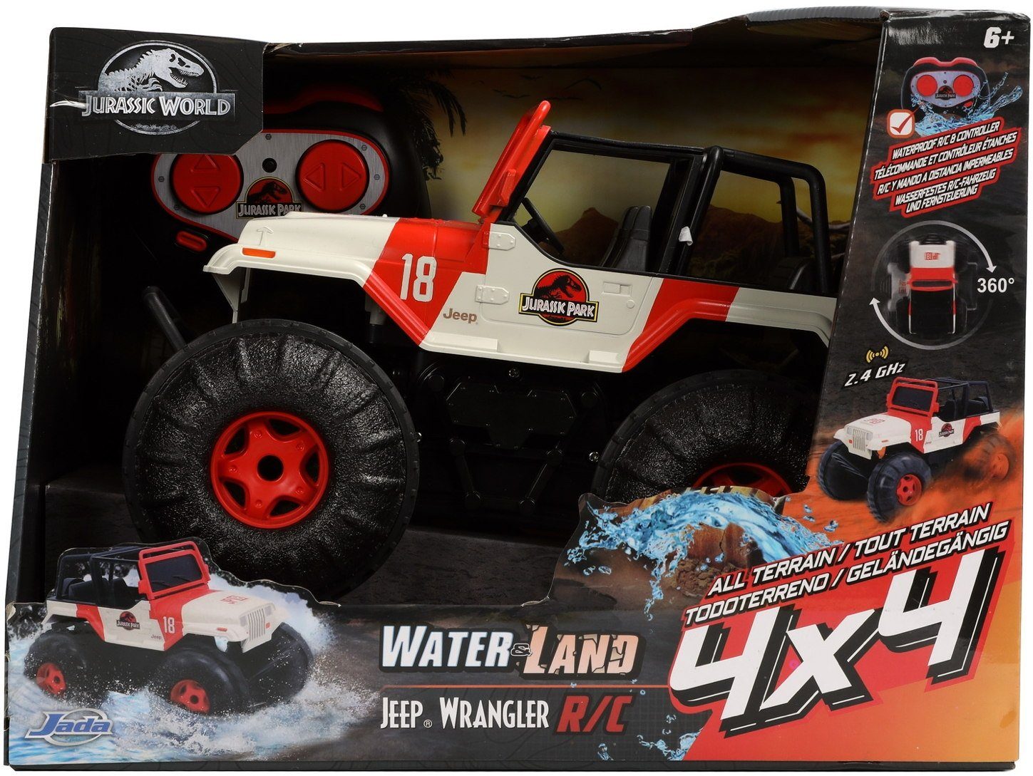 JADA RC-Auto ferngesteuertes Auto RC Jurassic