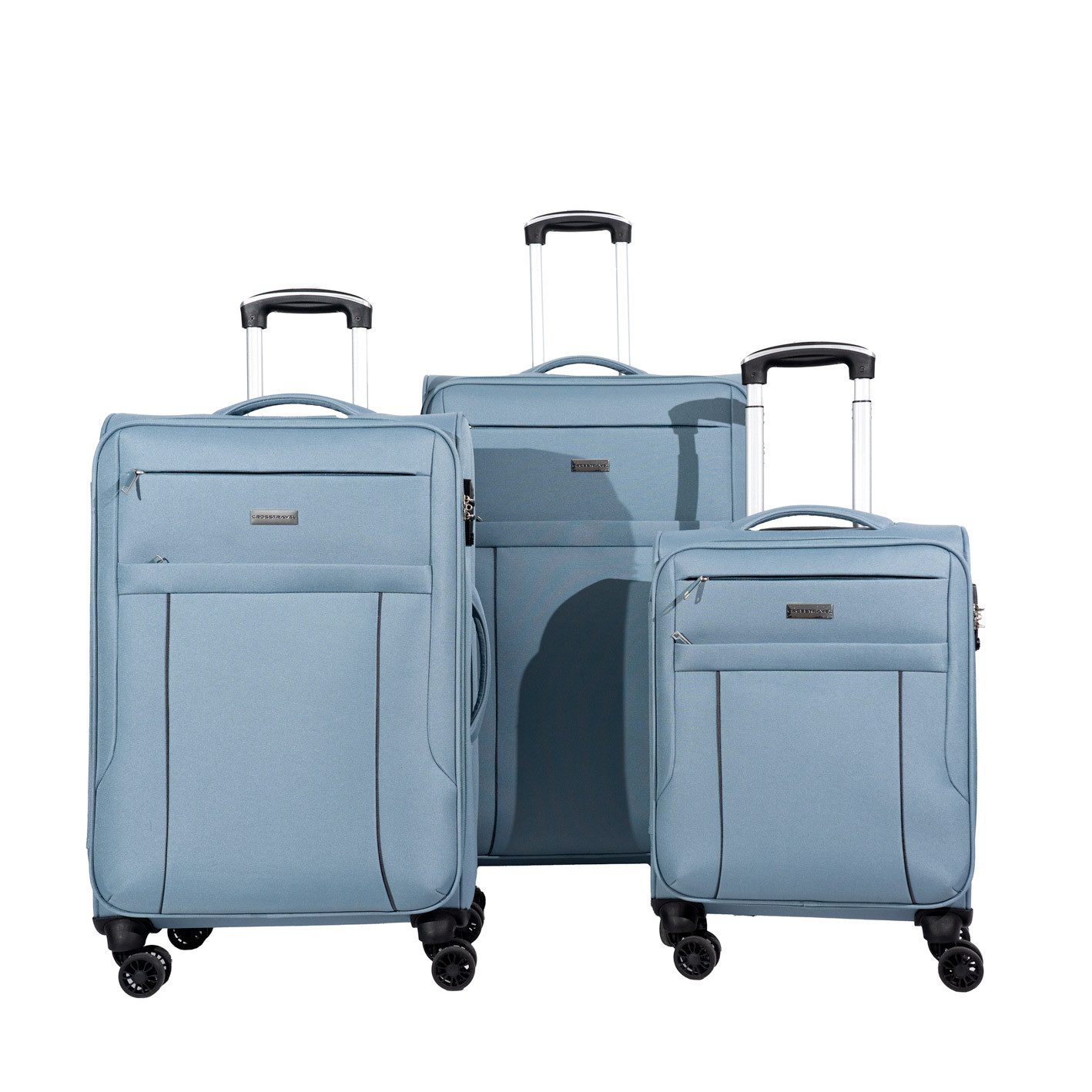 Crosstravel Kofferset Seattle, 4 Rollen, (3