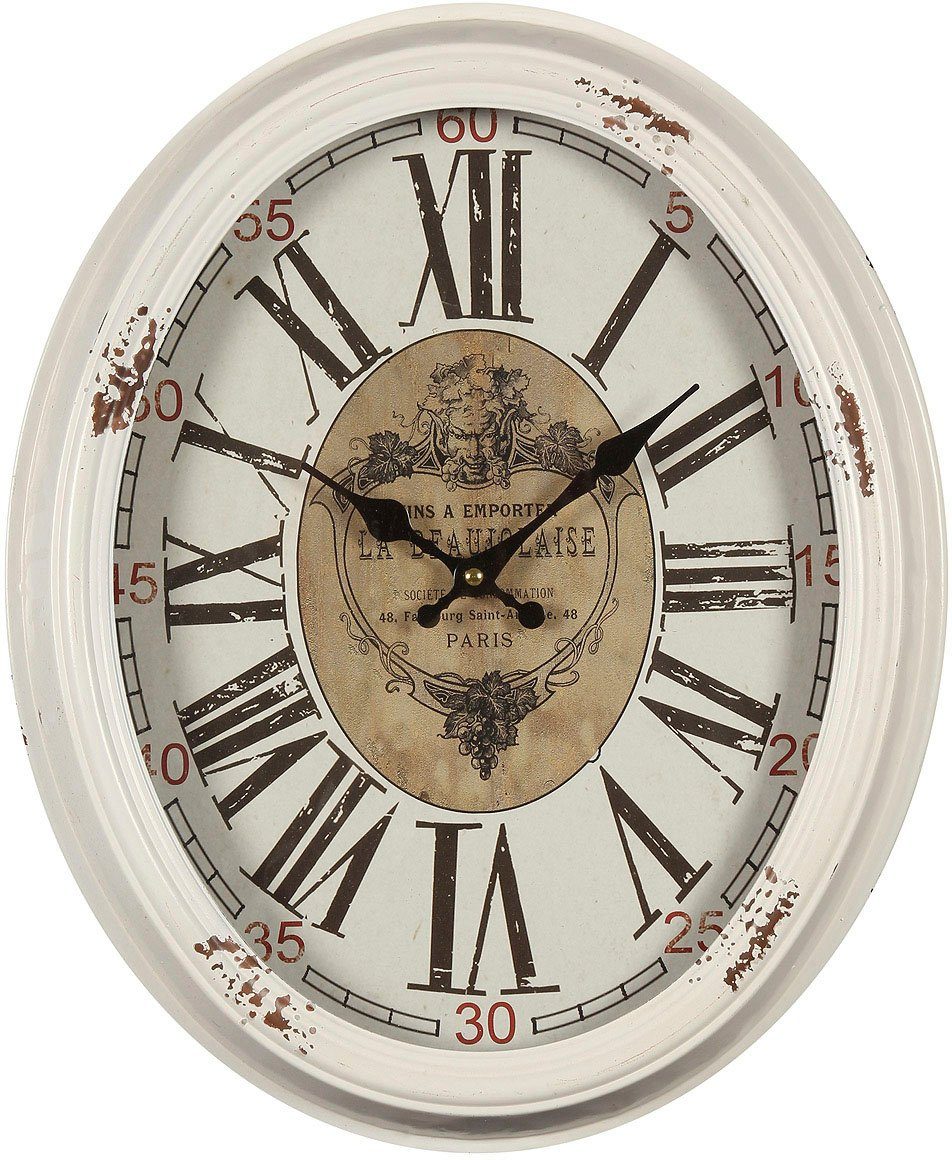 Ambiente Haus Wanduhr La Beaujolaise Wanduhr