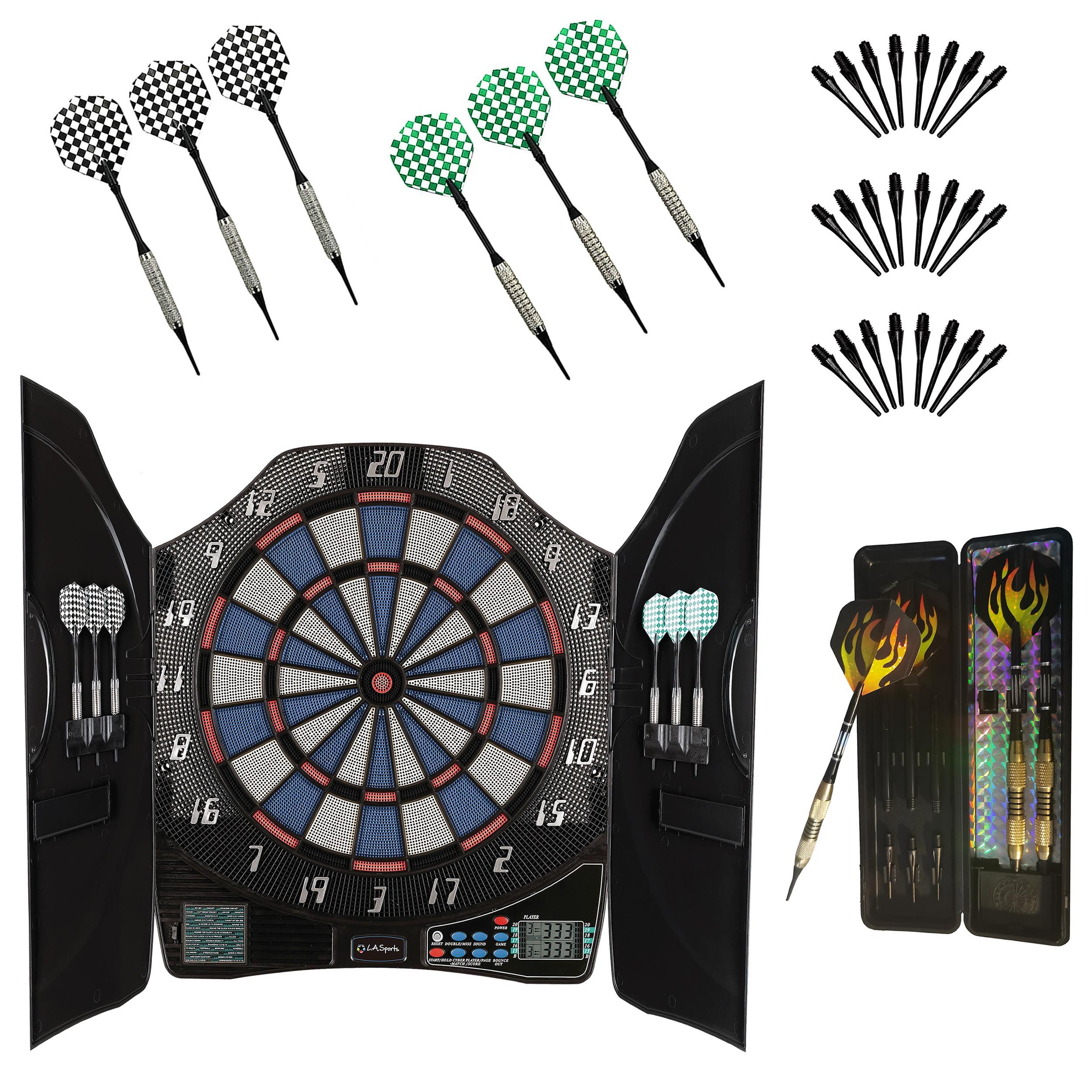 L.A. Sports Dartscheibe Elektronische Dartscheibe Bull