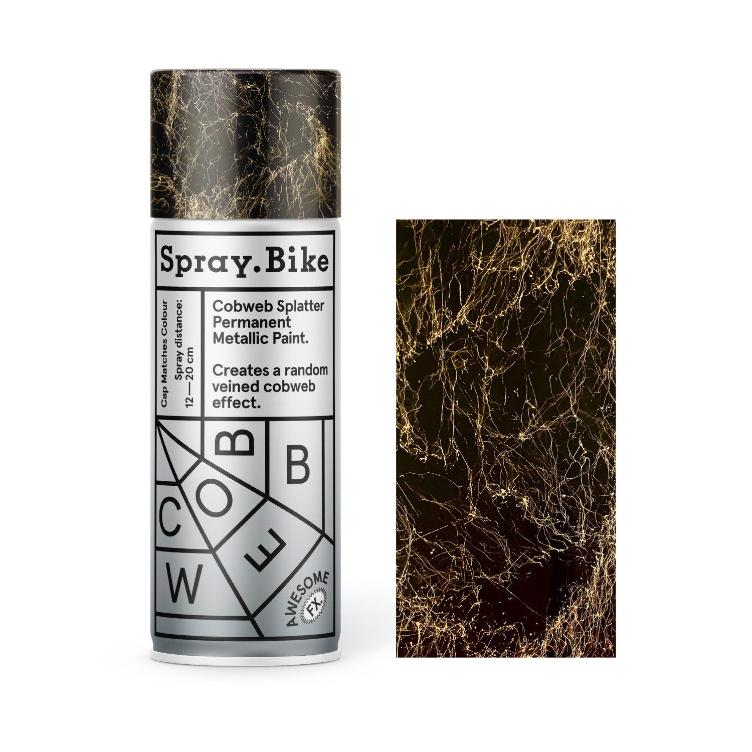 Spray.Bike Sprühflasche SPRAY.BIKE Fahrrad Lackspray Cobweb