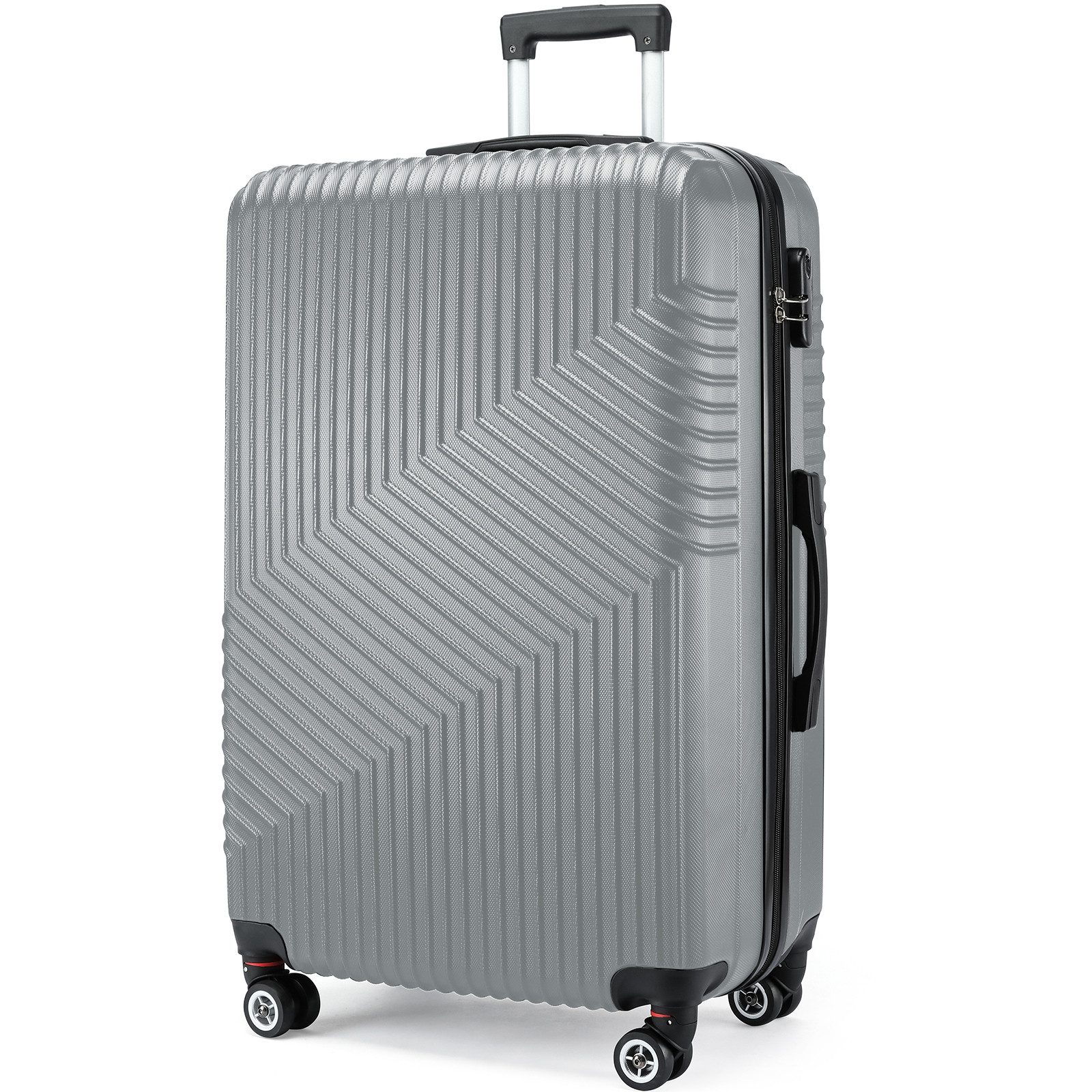 Frentree Koffer Robuster Reisekoffer, 4 Rollen,