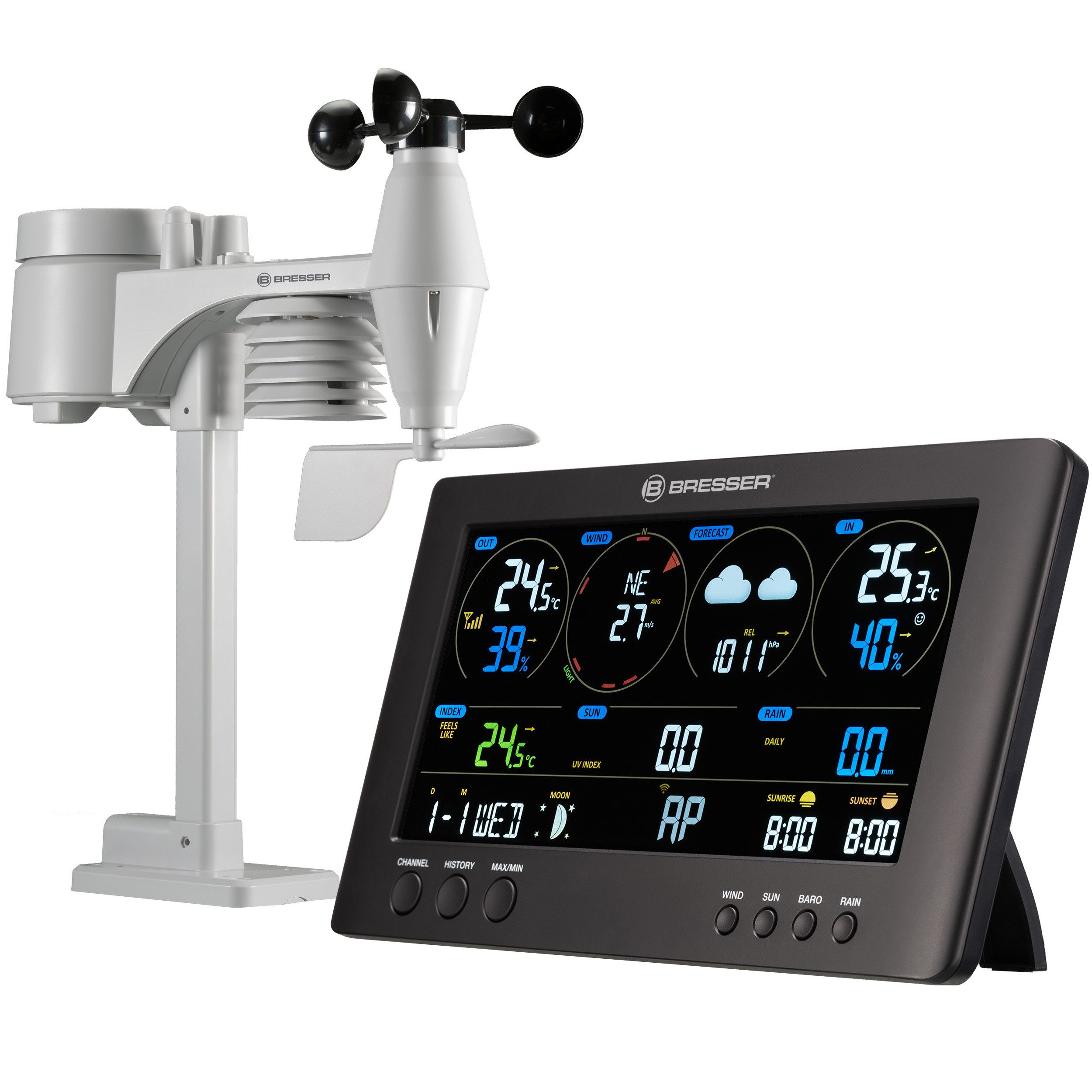 BRESSER BRESSER WLAN ClearView Wetterstation mit