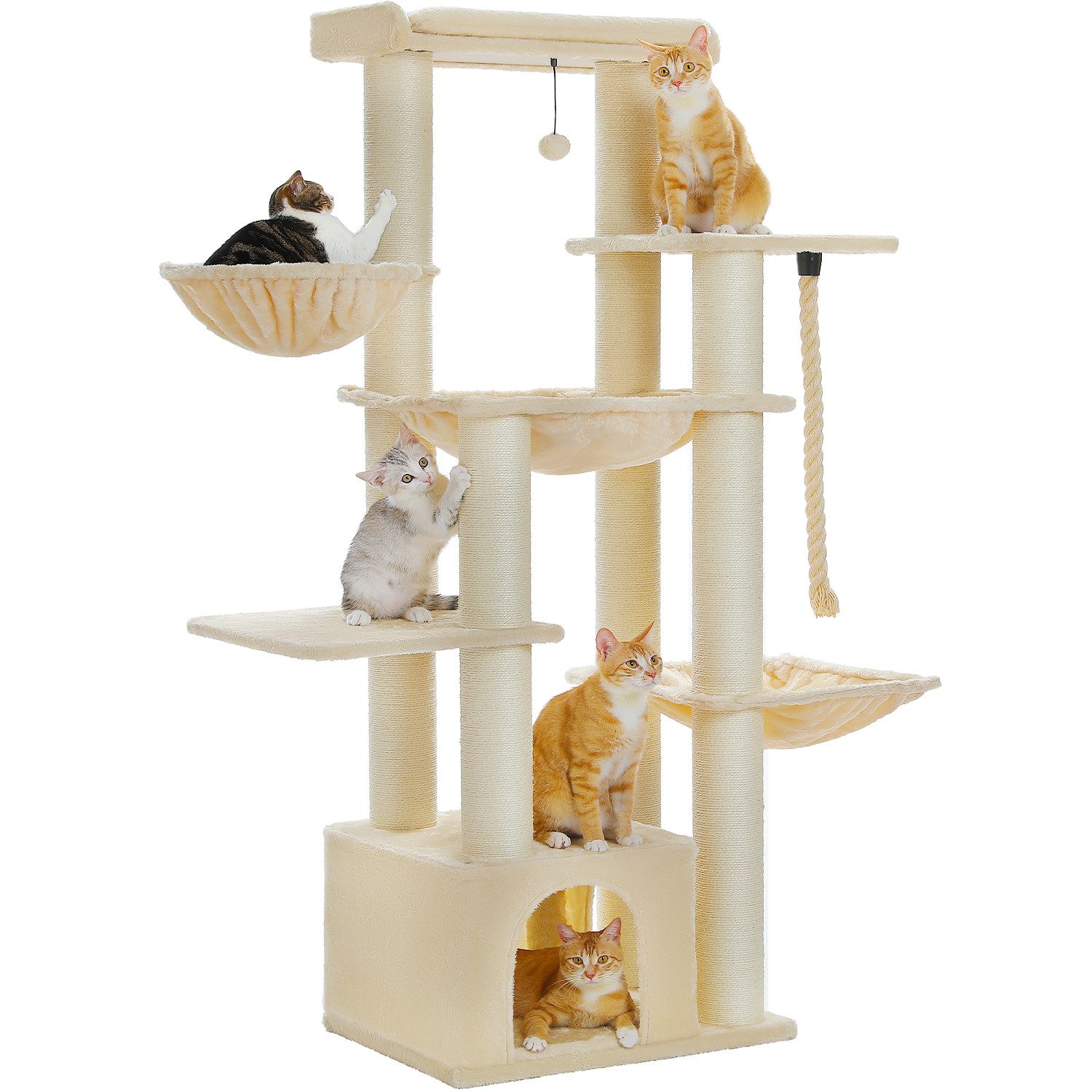 PETEPELA Kratzbaum Kratzbaum größe Katzen stabil