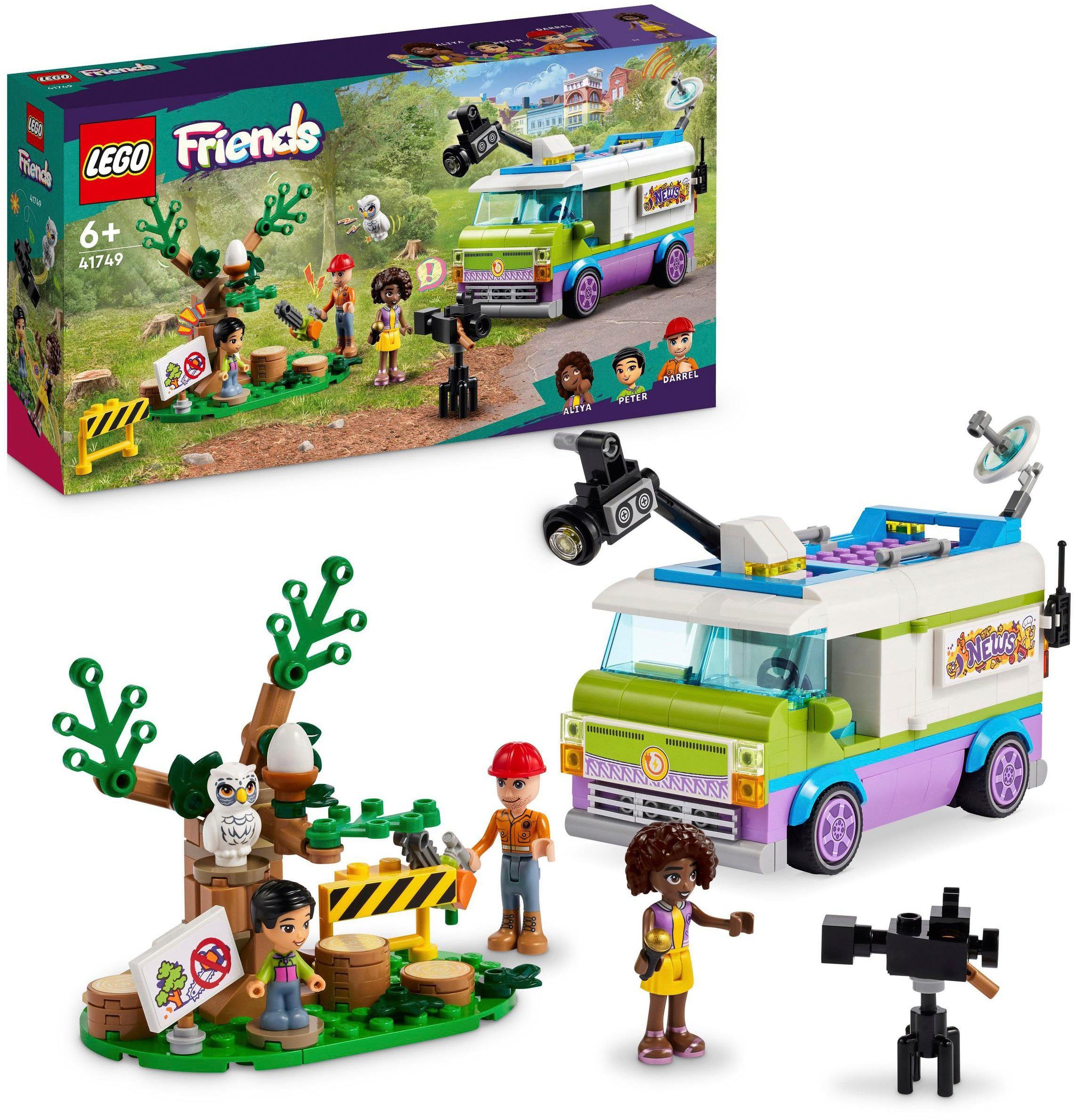 LEGO® Nachrichtenwagen (41749), LEGO® Friends Konstruktionsspielsteine,