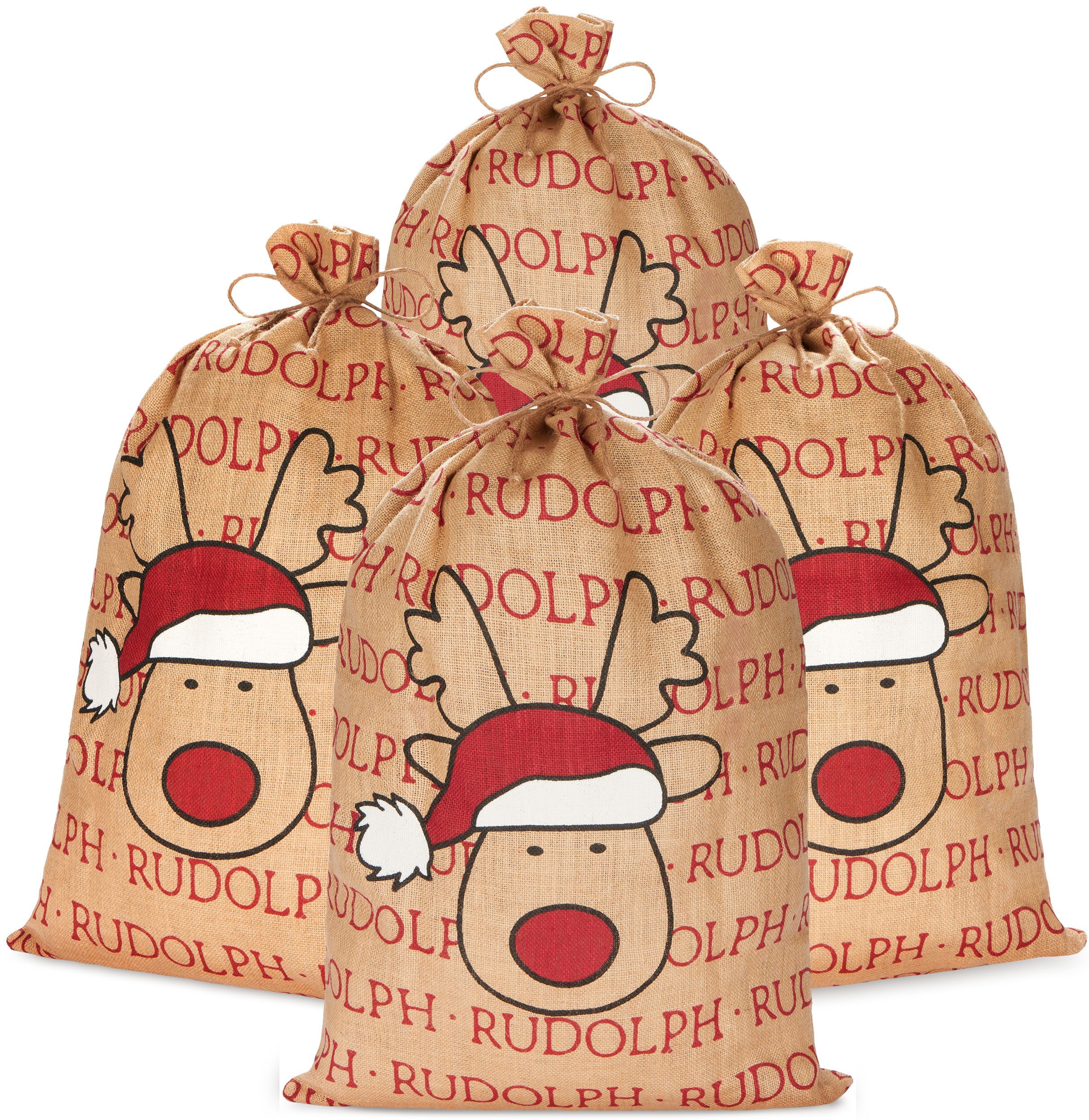 BRUBAKER Aufbewahrungstasche Weihnachtssack Rudolph - 80