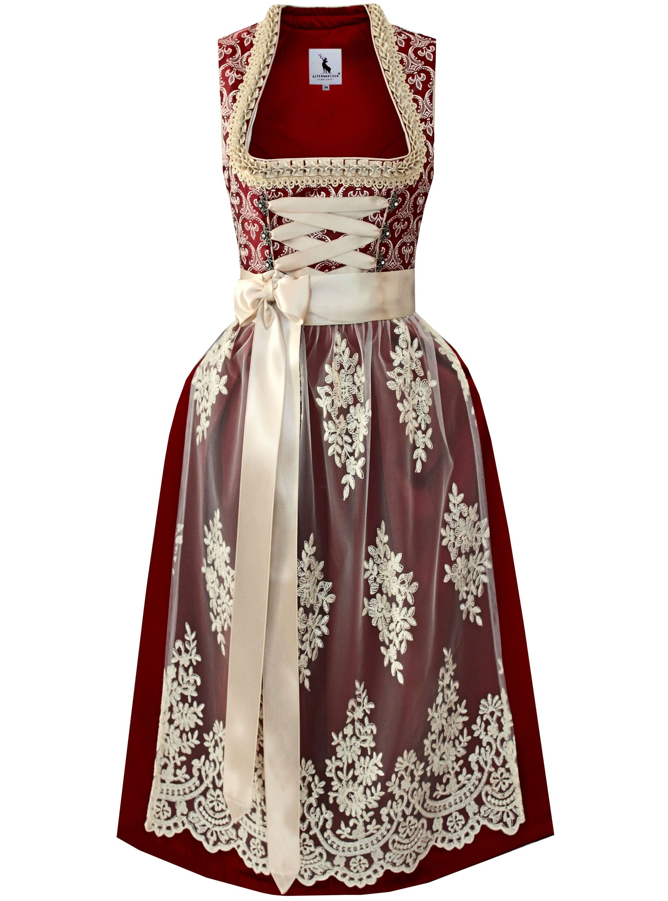 Alpenmärchen Dirndl Langes Dirndl Thea in