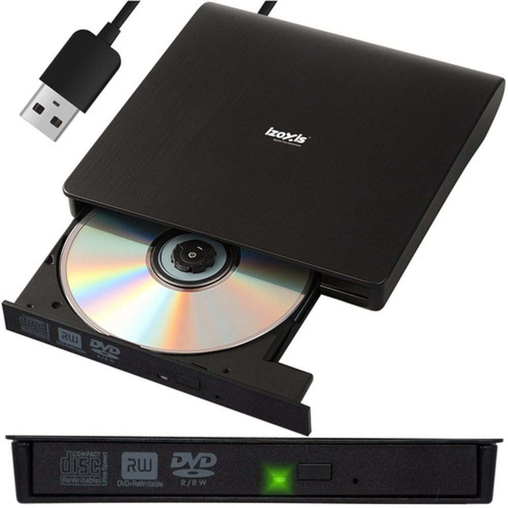 IZOXIS Externes Laufwerk CD DVD DVD-Player