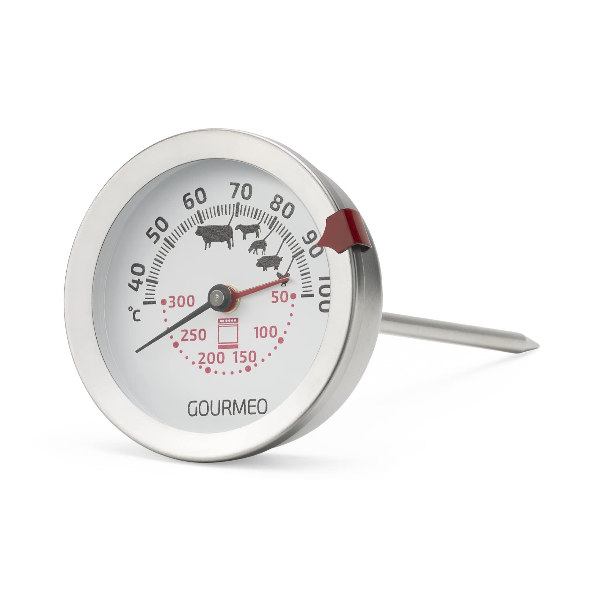 GOURMEO Kochthermometer 2in1 Thermometer für Fleisch
