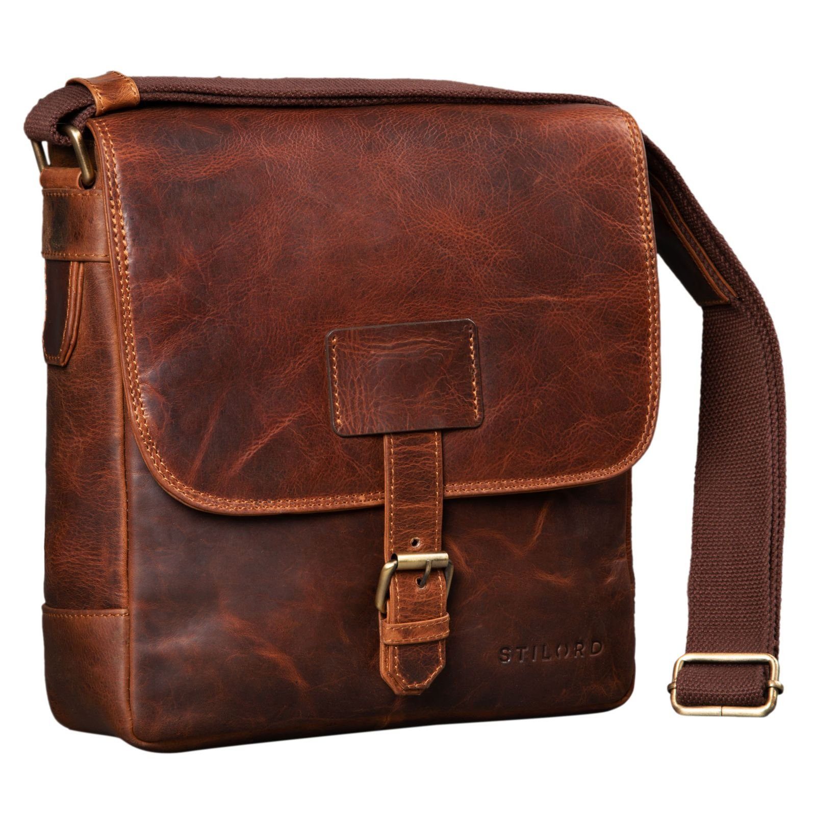 STILORD Schultertasche 'Bennet' Messenger Bag Herrentasche