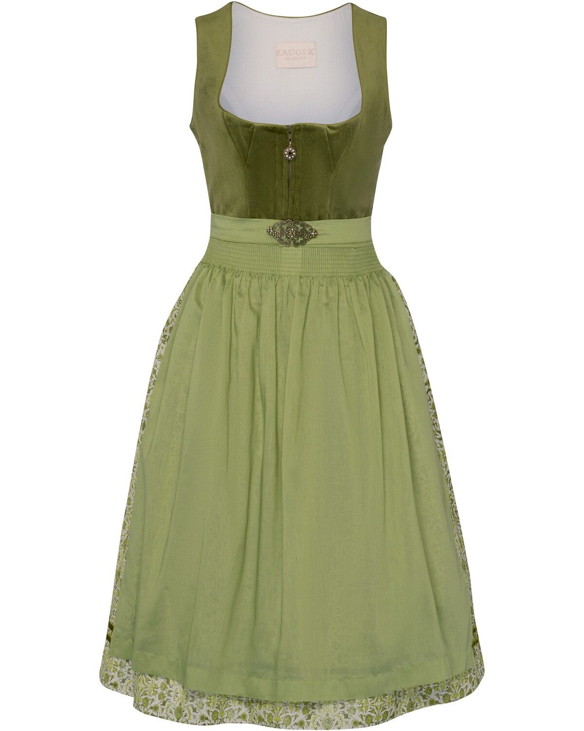 KRÜGER COLLECTION Dirndl Midi Dirndl mit