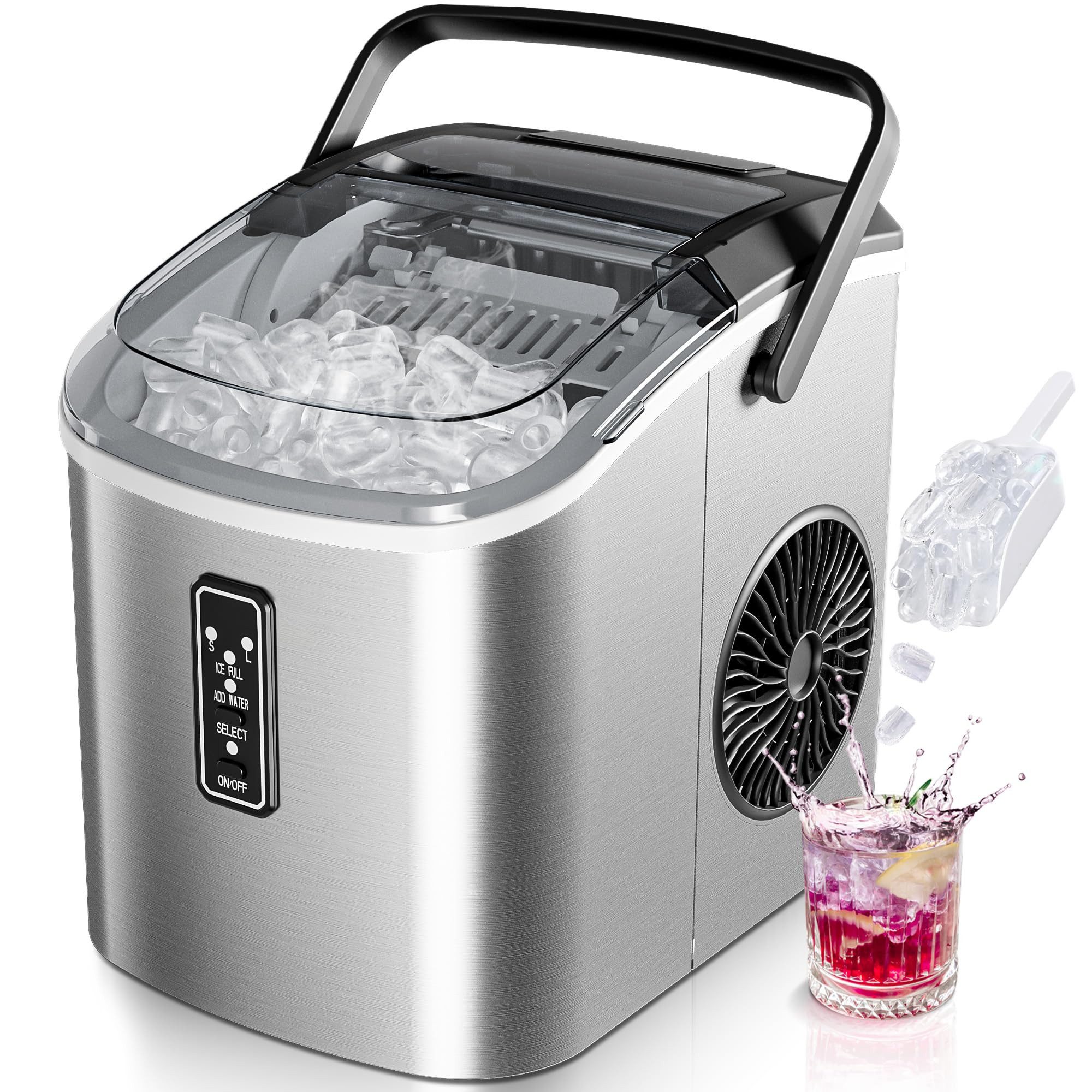 EUHOMY Eiswürfelmaschine 9 Würfel in 6