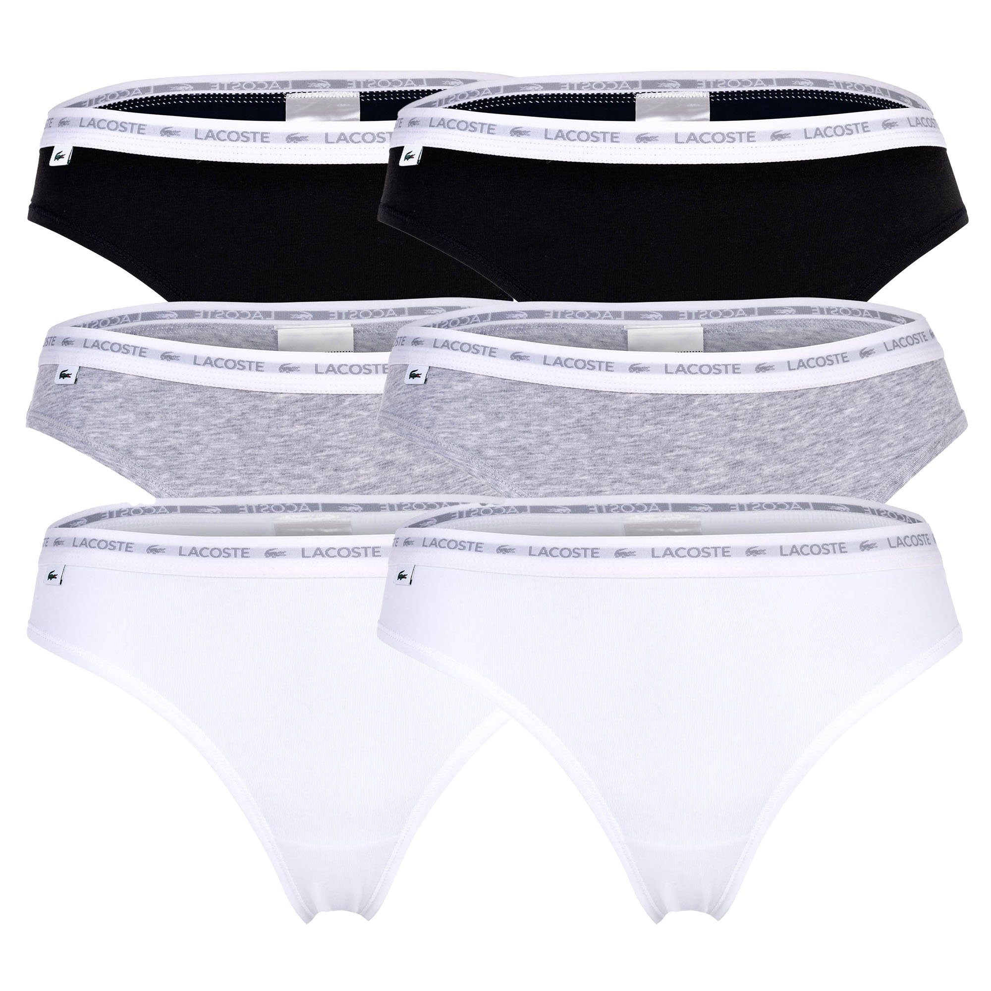 Lacoste String Damen String 6er Pack