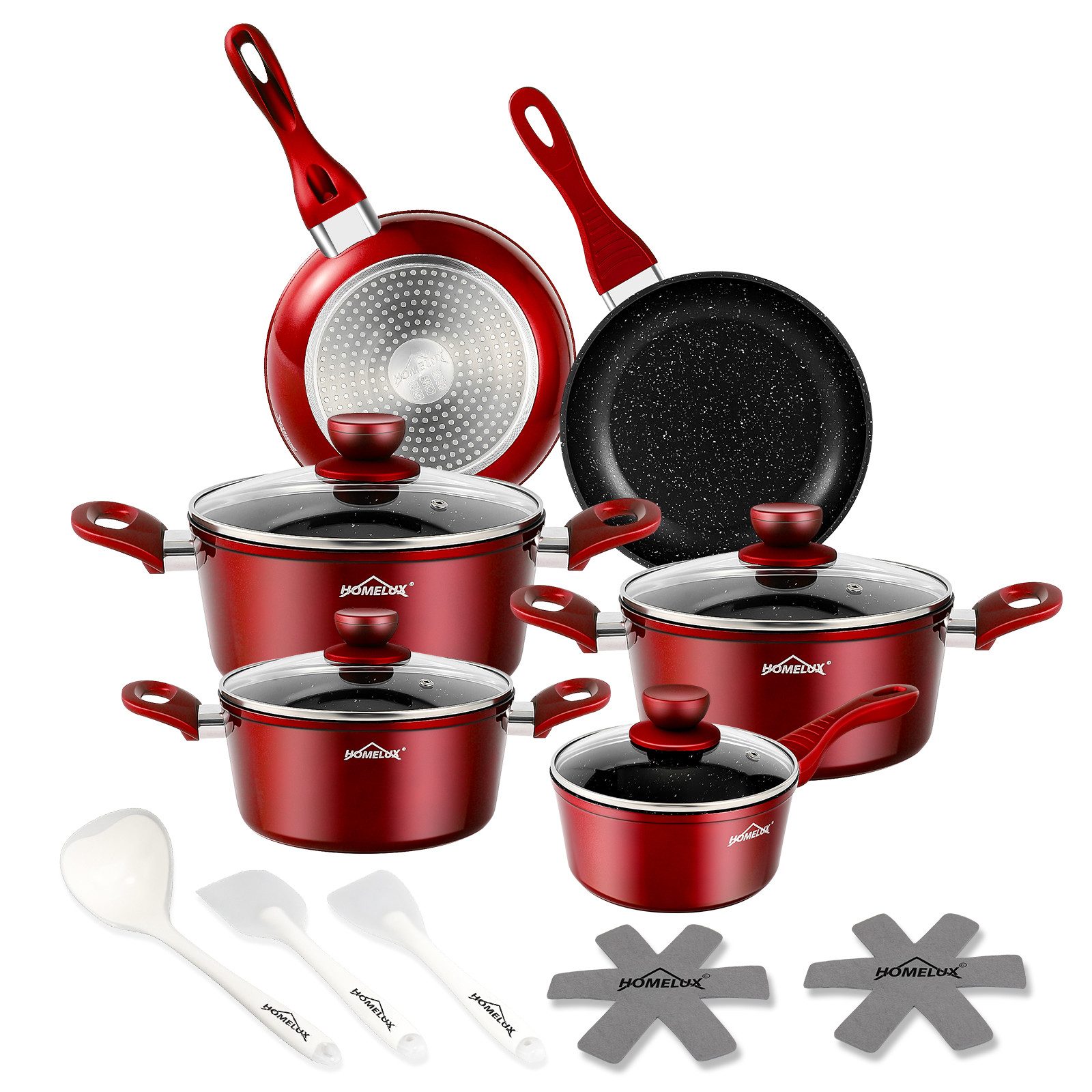 HOMELUX Topf-Set Induktions Töpfe Set Classic