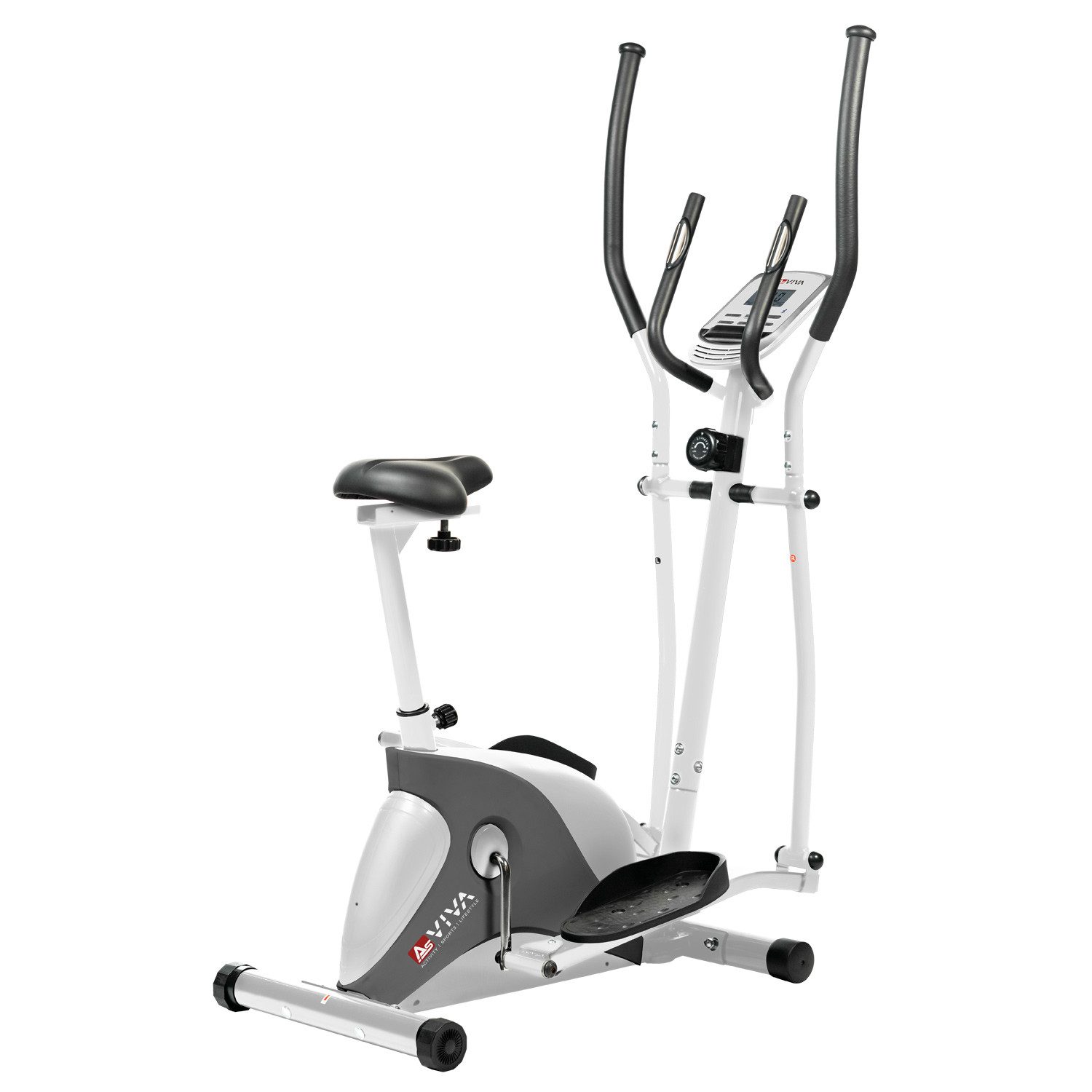 AsVIVA Crosstrainer Heimtrainer C16, 2-in-1 -
