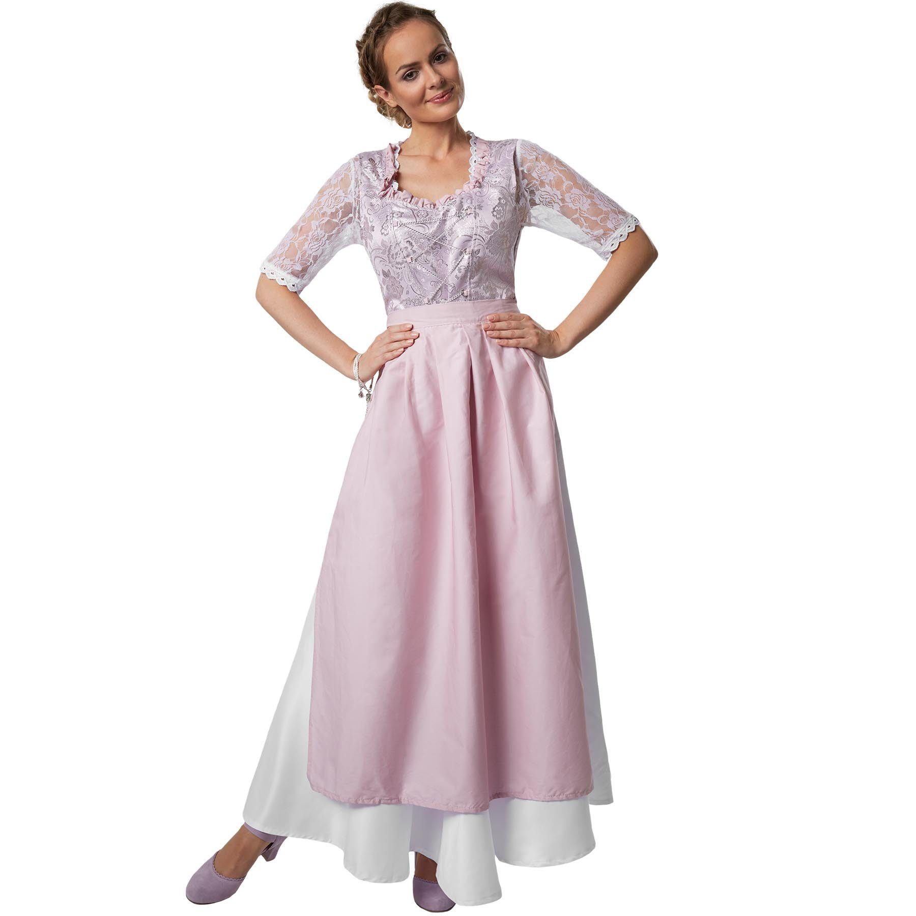 dressforfun Dirndl Frauenkostüm Maxi-Dirndl Neuschwanstein Modell