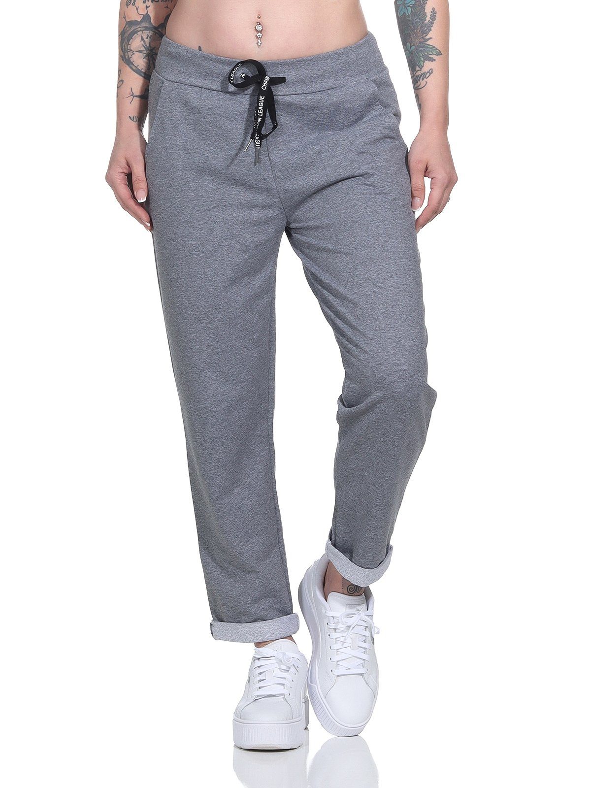 Aurela Damenmode Jogginghose Klassische Damen Jogginghose