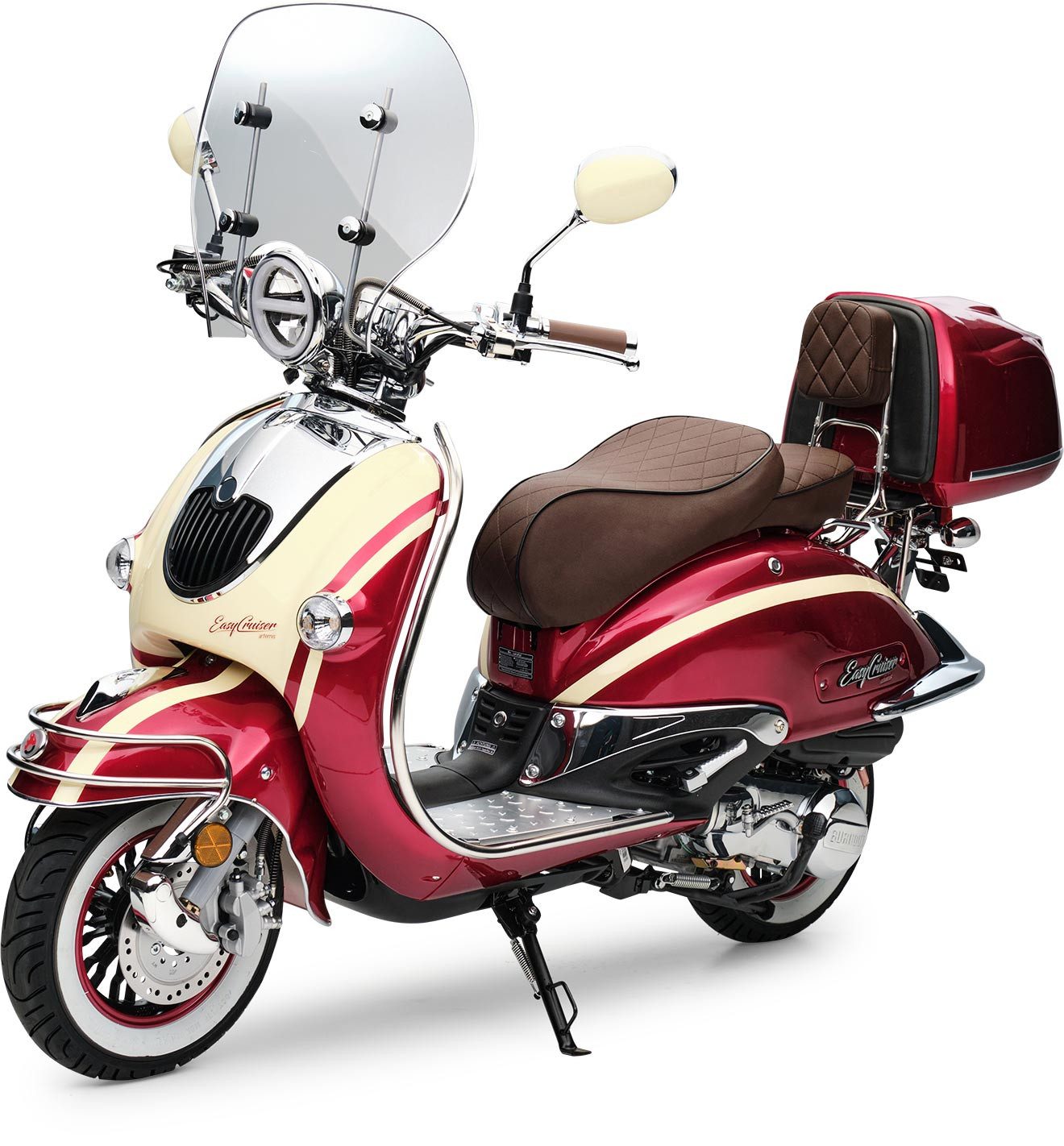 Burnout Motorroller EasyCruiser Artemis Rot Beige,