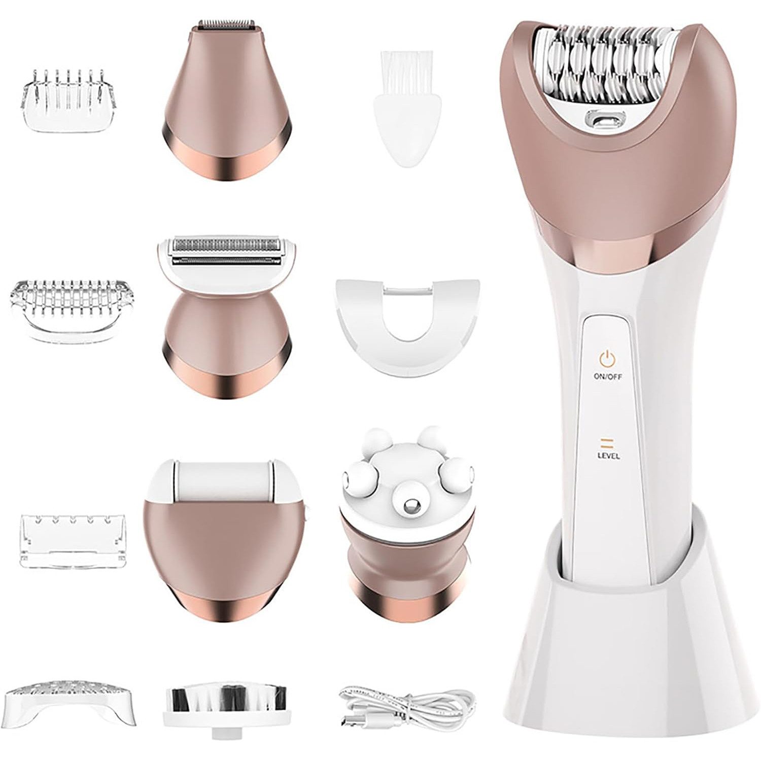 OKWISH Elektrokörperrasierer Intimrasierer Körperrasierer Damen Epilierer